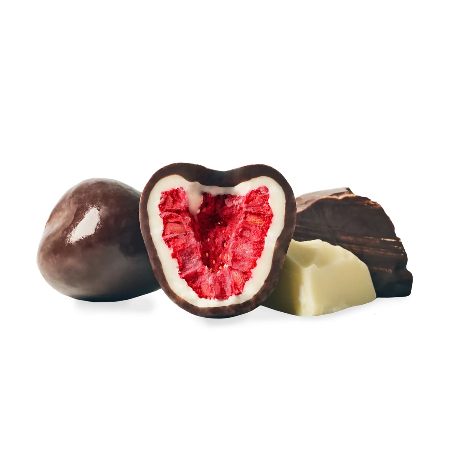 Tru Fru Hyper-Dried Grab & Go Raspberries In White & Dark Chocolate, 1.7 Oz, Total Qty 12 - Image 5