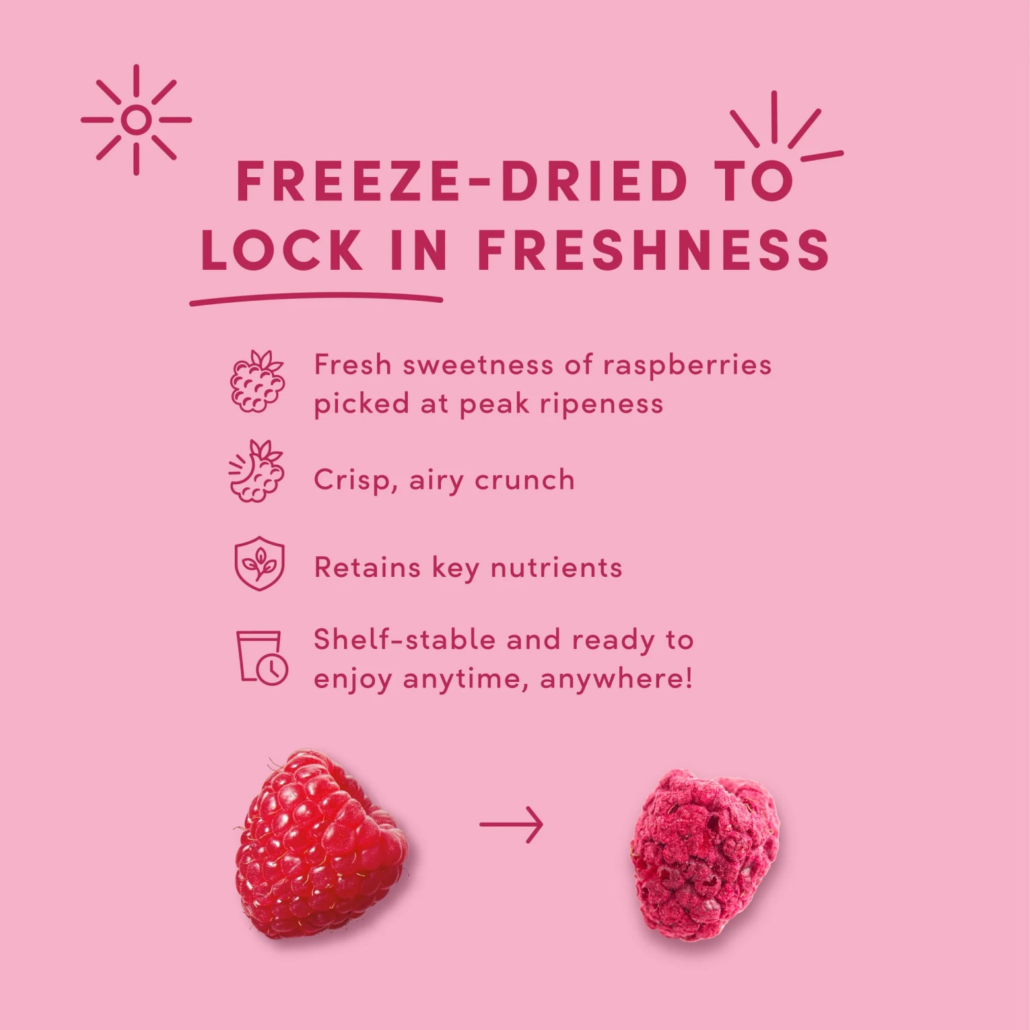 Tru Fru Hyper-Dried Grab & Go Raspberries In White & Dark Chocolate, 1.7 Oz, Total Qty 12 - Image 6