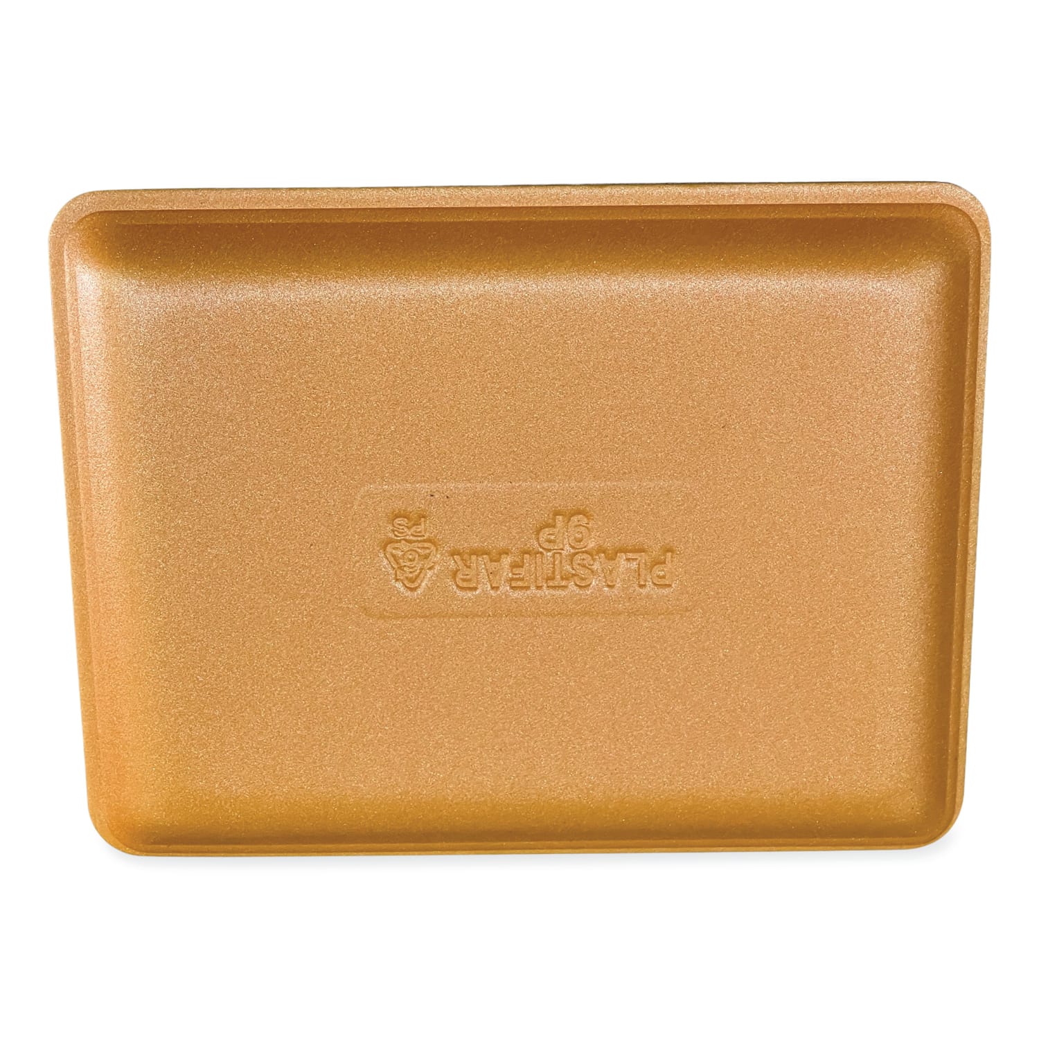 GEN Meat Trays, #9P, 5/8inH x 12-1/4inW x 9-1/4inD, Yellow, Pack Of 200 Trays - Image 5