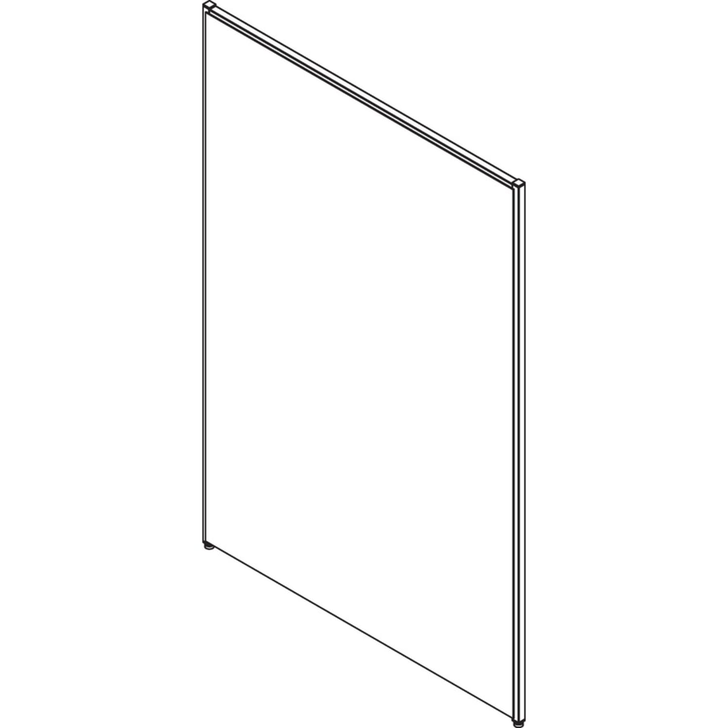 Lorell Panel System Fabric Panel, 72inH x 48inW, Gray - Image 5