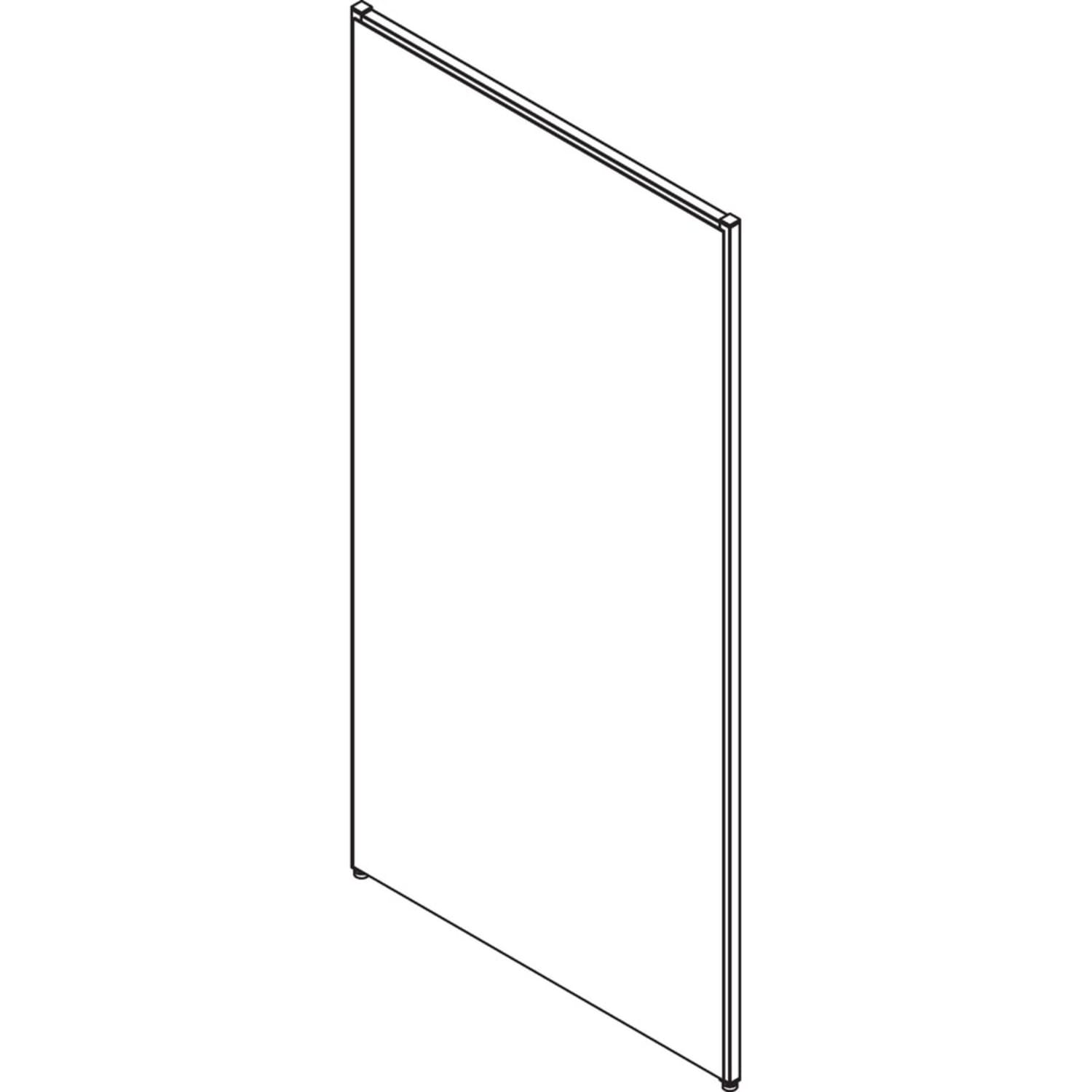 Lorell Panel System Fabric Panel, 72inH x 36inW, Gray - Image 4