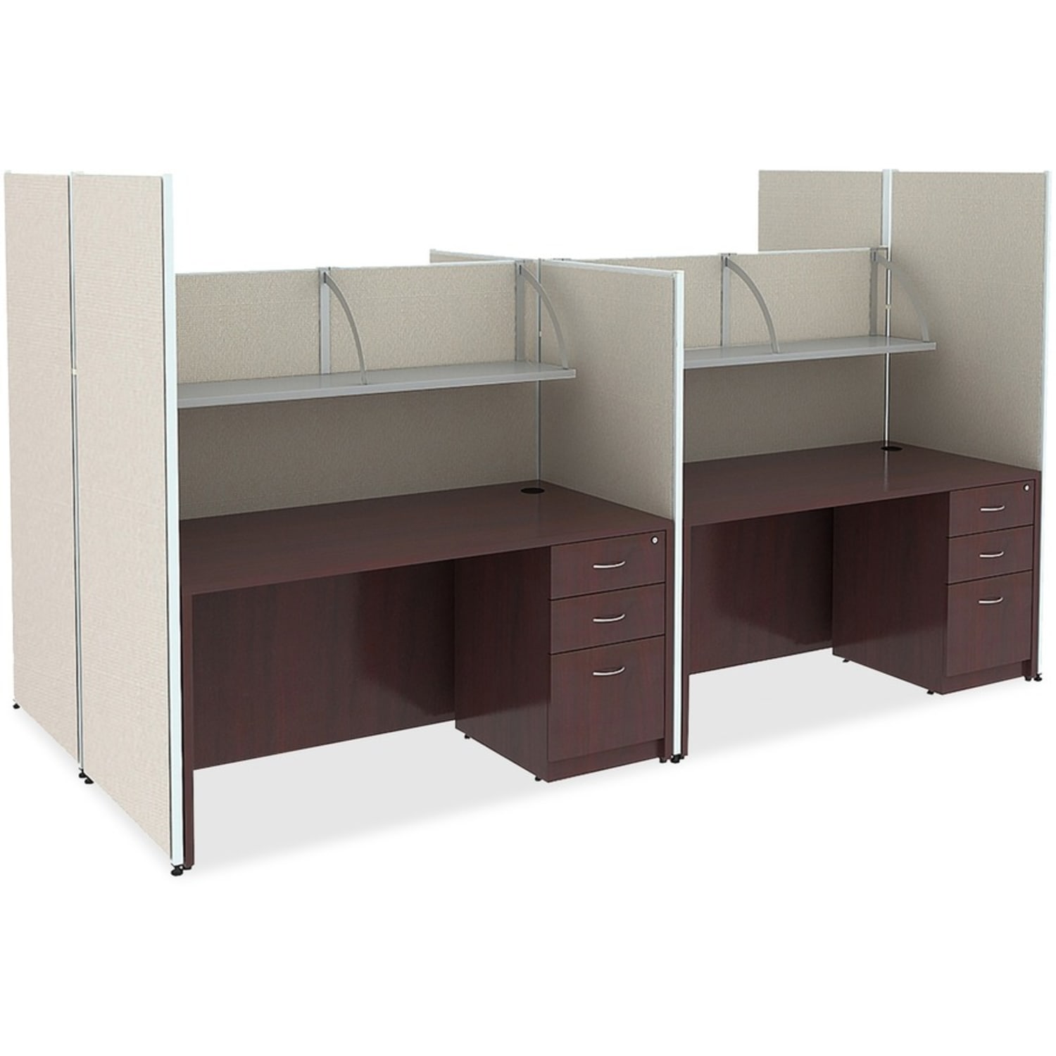 Lorell Panel System Fabric Panel, 72inH x 30inW, Gray - Image 5
