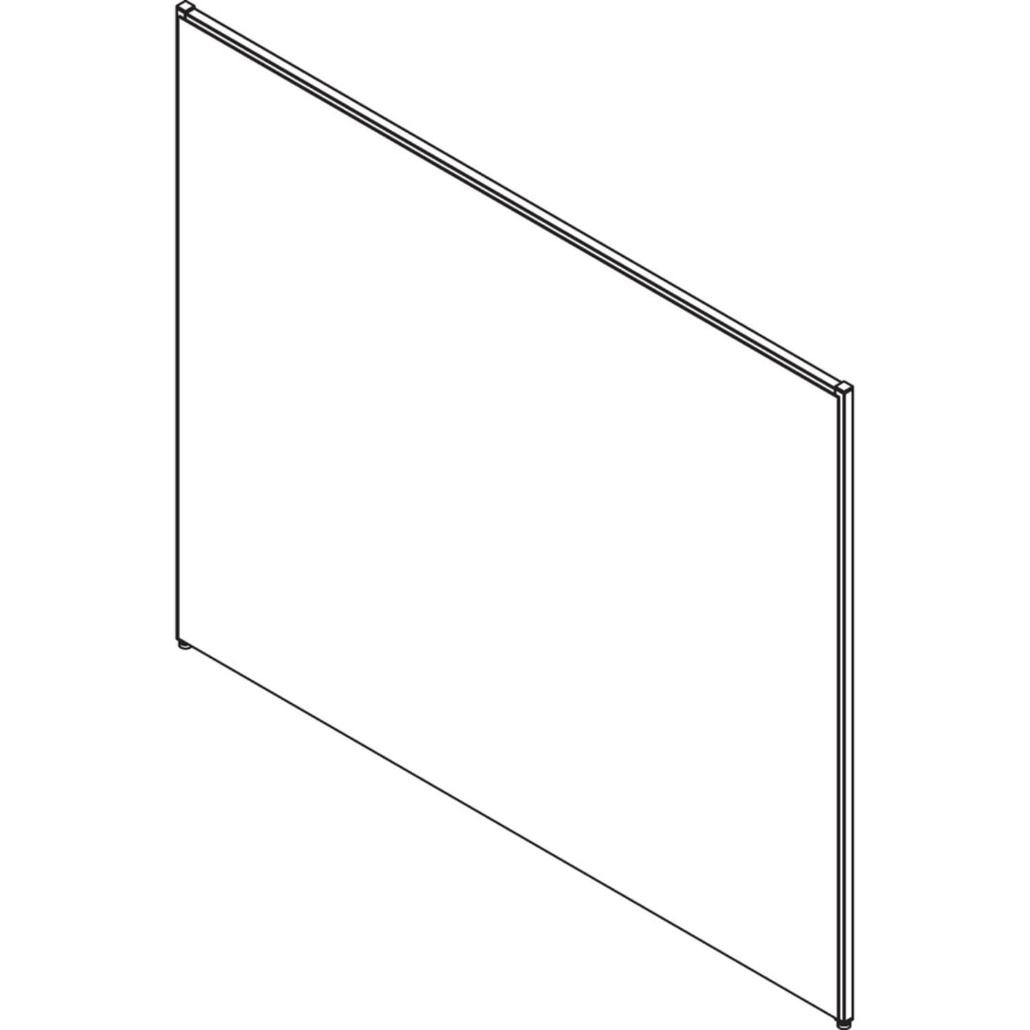 Lorell Panel System Fabric Panel, 60inH x 72inW, Gray - Image 4
