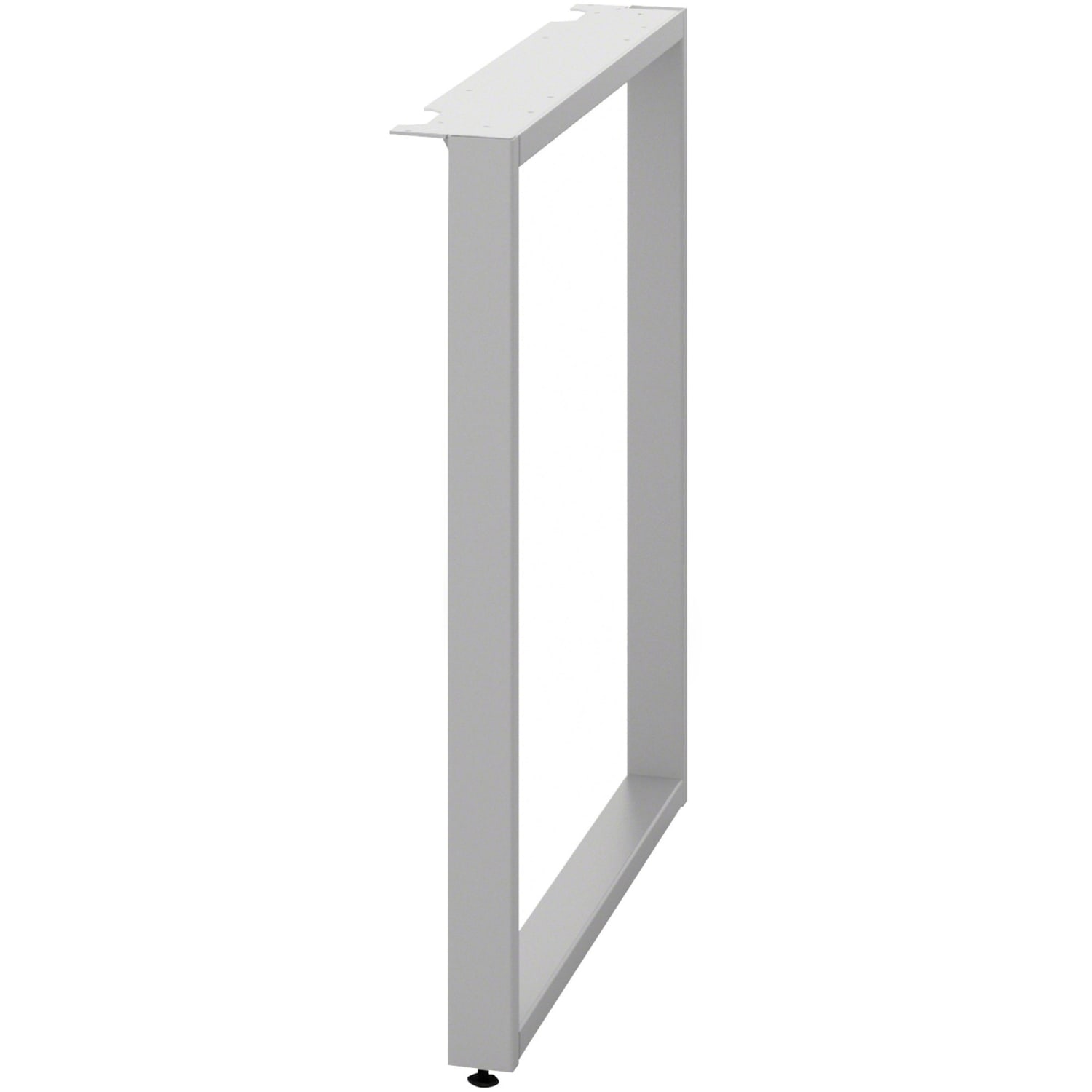HON Voi O-Leg Support For Low Credenza And Rectangular Worksurface, Platinum Metallic - Image 3