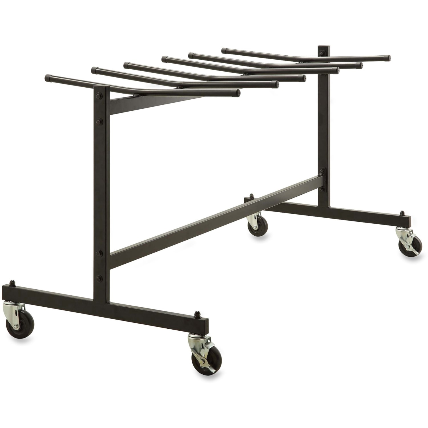 Lorell Folding Chair Trolley Black PopularChairscom Lorell Folding Chair Trolley Black PopularChairscom