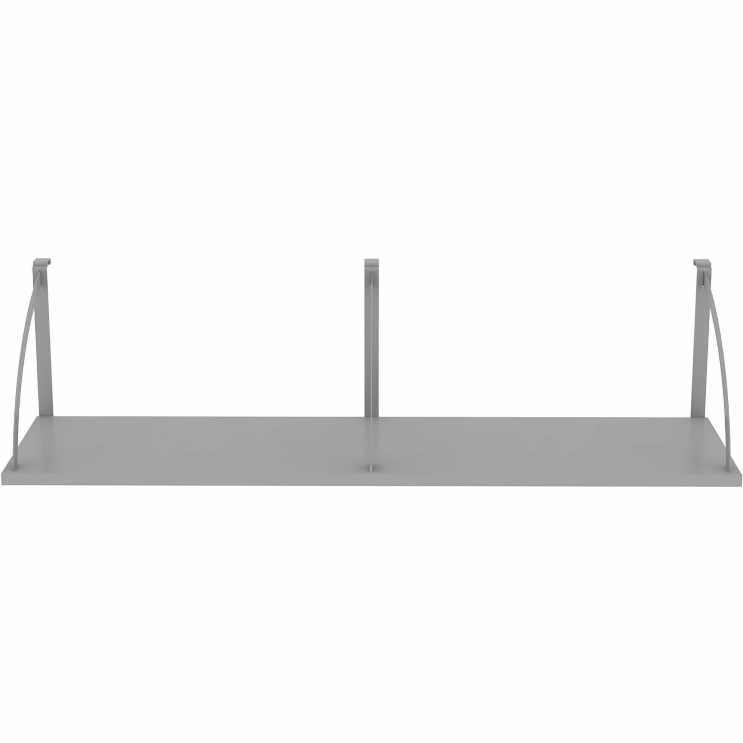 Lorell Panel System 60inW Panel Shelf, Aluminum - Image 3