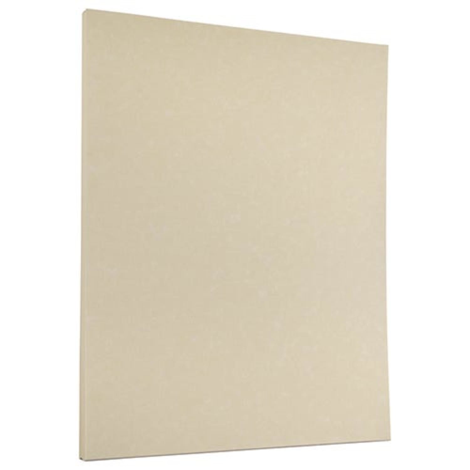 JAM Paper Parchment Paper, Natural, Letter (8.5in x 11in), 50 Sheets Per Pack, 24 Lb, 30% Recycled