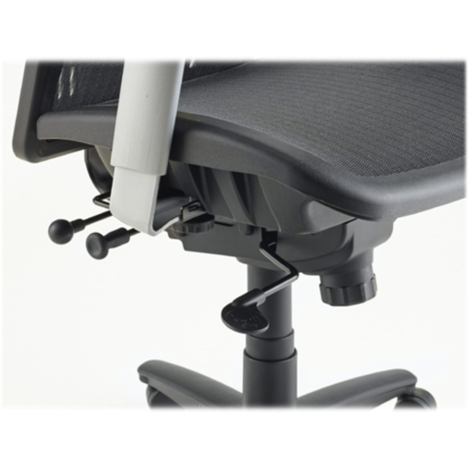 Lorell Ergomesh High Back Chair With Adjustable Headrest Black PopularChairscom