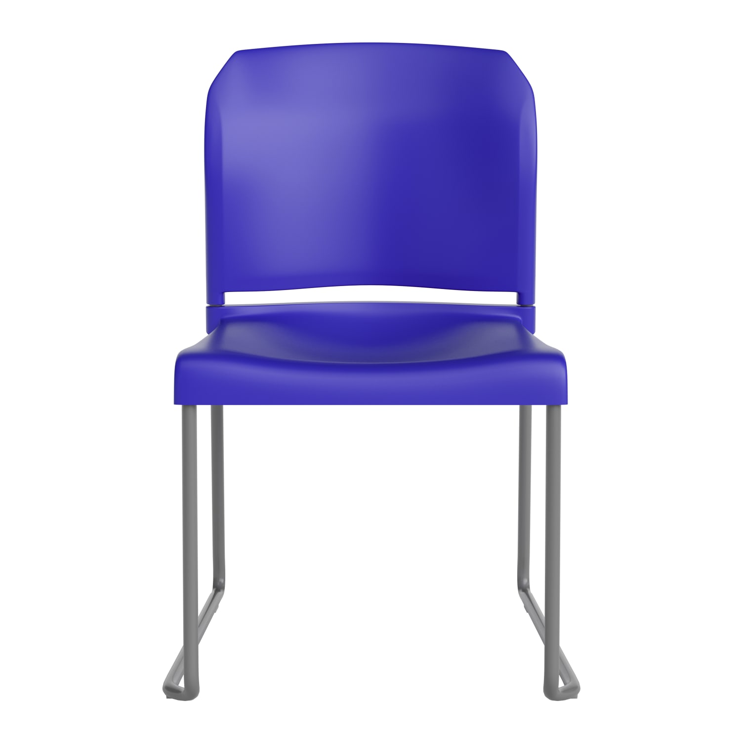 Flash Furniture HERCULES Series Full-Back Contoured Stacking Chair With Sled Base, Blue - Image 11
