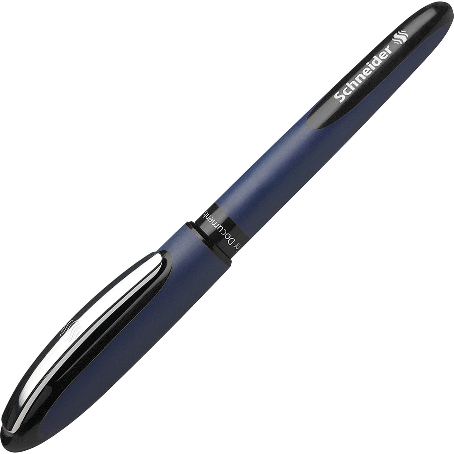 Schneider One Business Rollerball Pens, 0.6mm Pen Point Size, Black Ink, 10/Box - Image 3