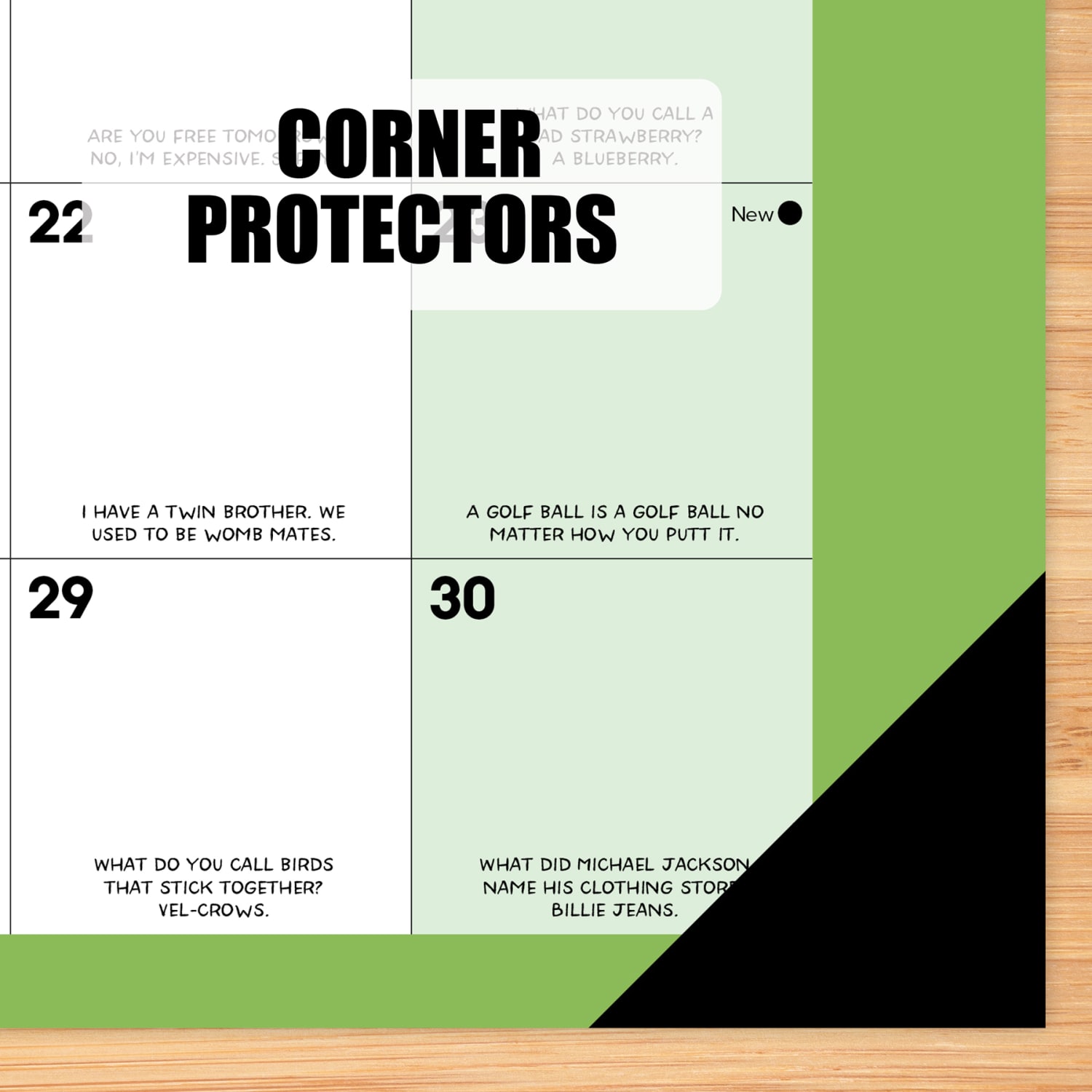 2025 Willow Creek Press Monthly Desk Pad Calendar, 17in x 12in, Bad Dad Jokes, January 2025 To December 2025, 47774 - Image 5
