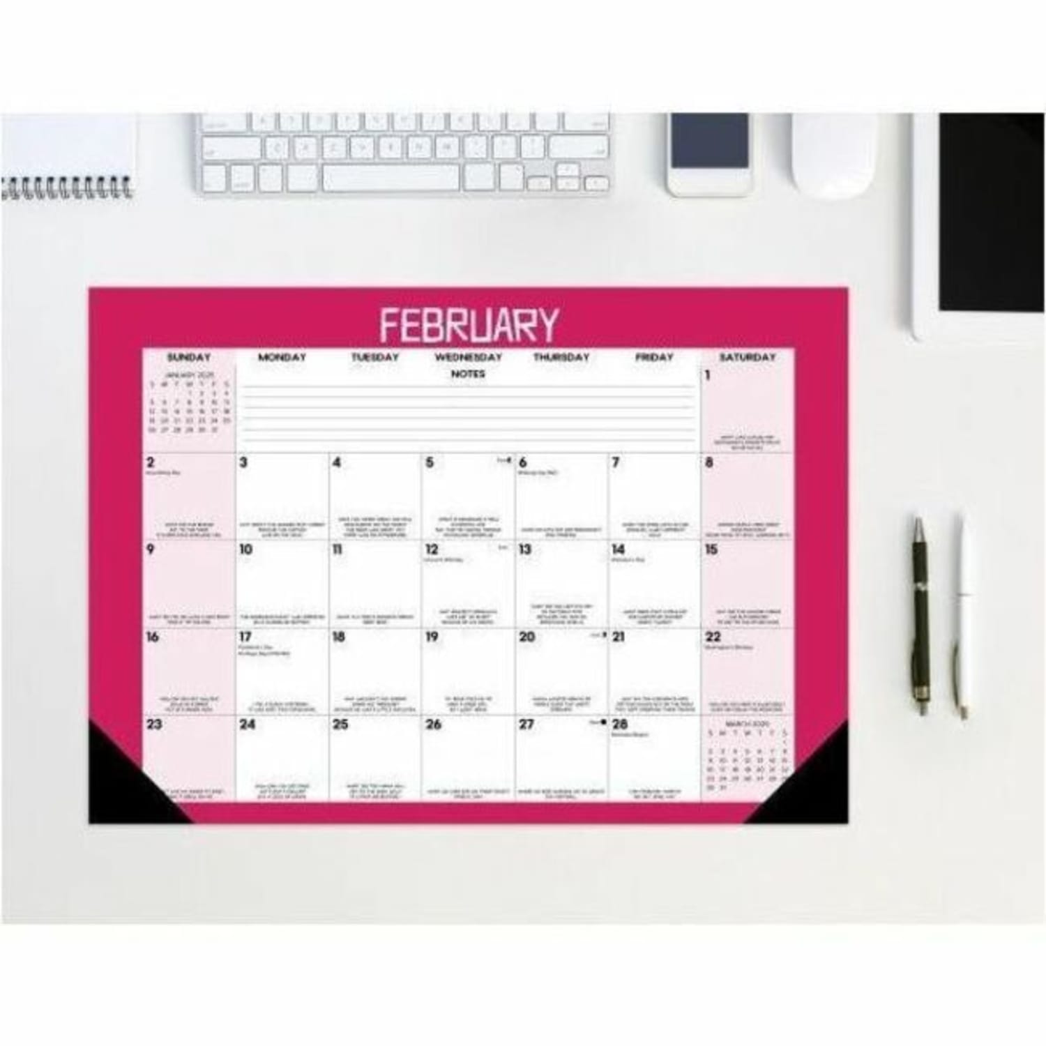 2025 Willow Creek Press Monthly Desk Pad Calendar, 17in x 12in, Bad Dad Jokes, January 2025 To December 2025, 47774 - Image 6