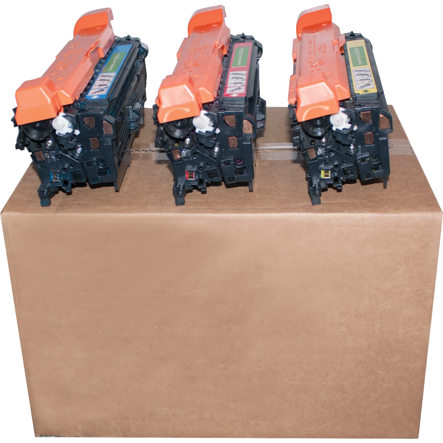 M&A Global Remanufactured Cyan, Magenta, Yellow Toner Cartridge Replacement For HP 504A, CE251A, CE252A, CE253A, Pack Of 3 - Image 4