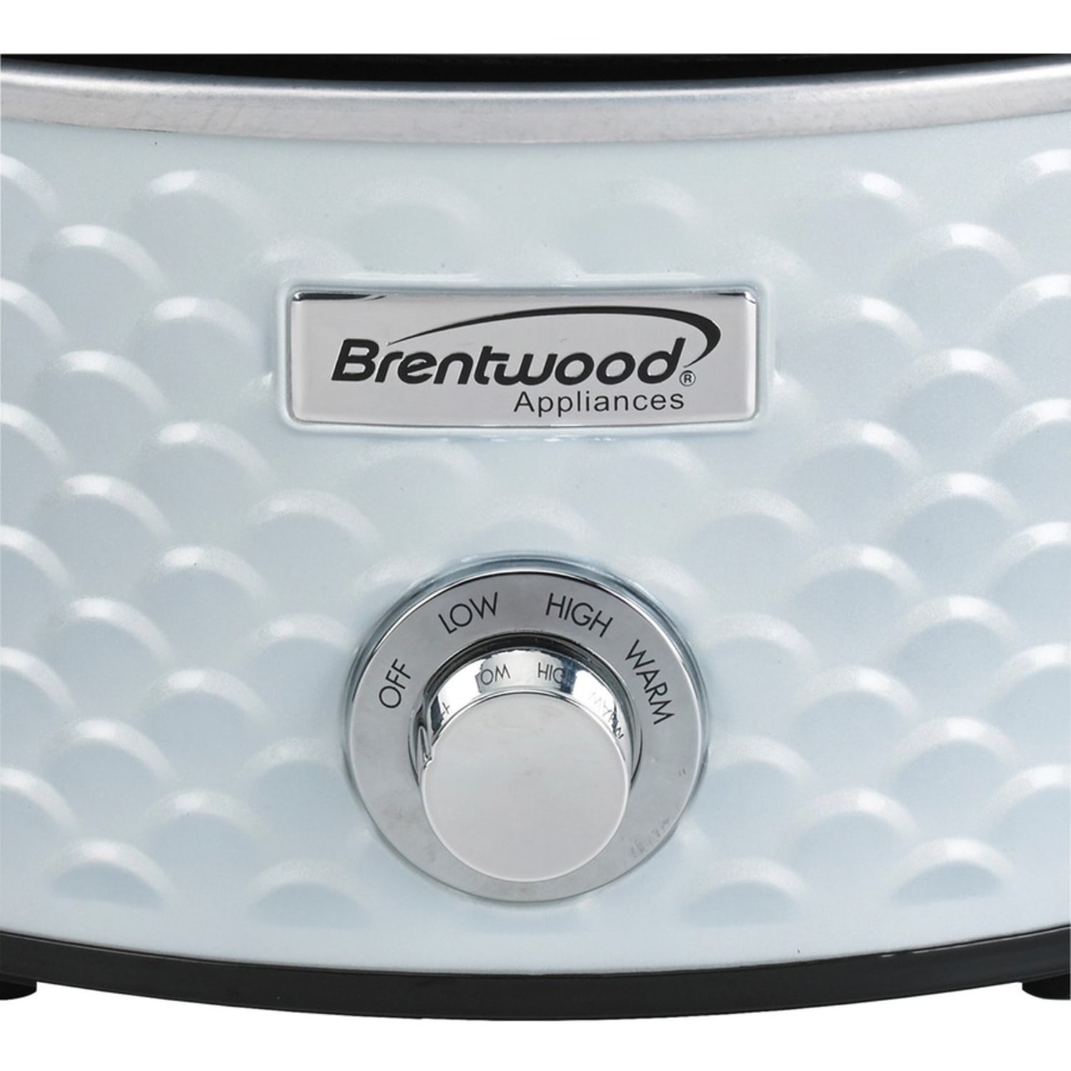 Brentwood SC-140W Scallop Pattern 4.5 Quart Slow Cooker, White - 220 W1.13 gal - Cooking - White - Image 6