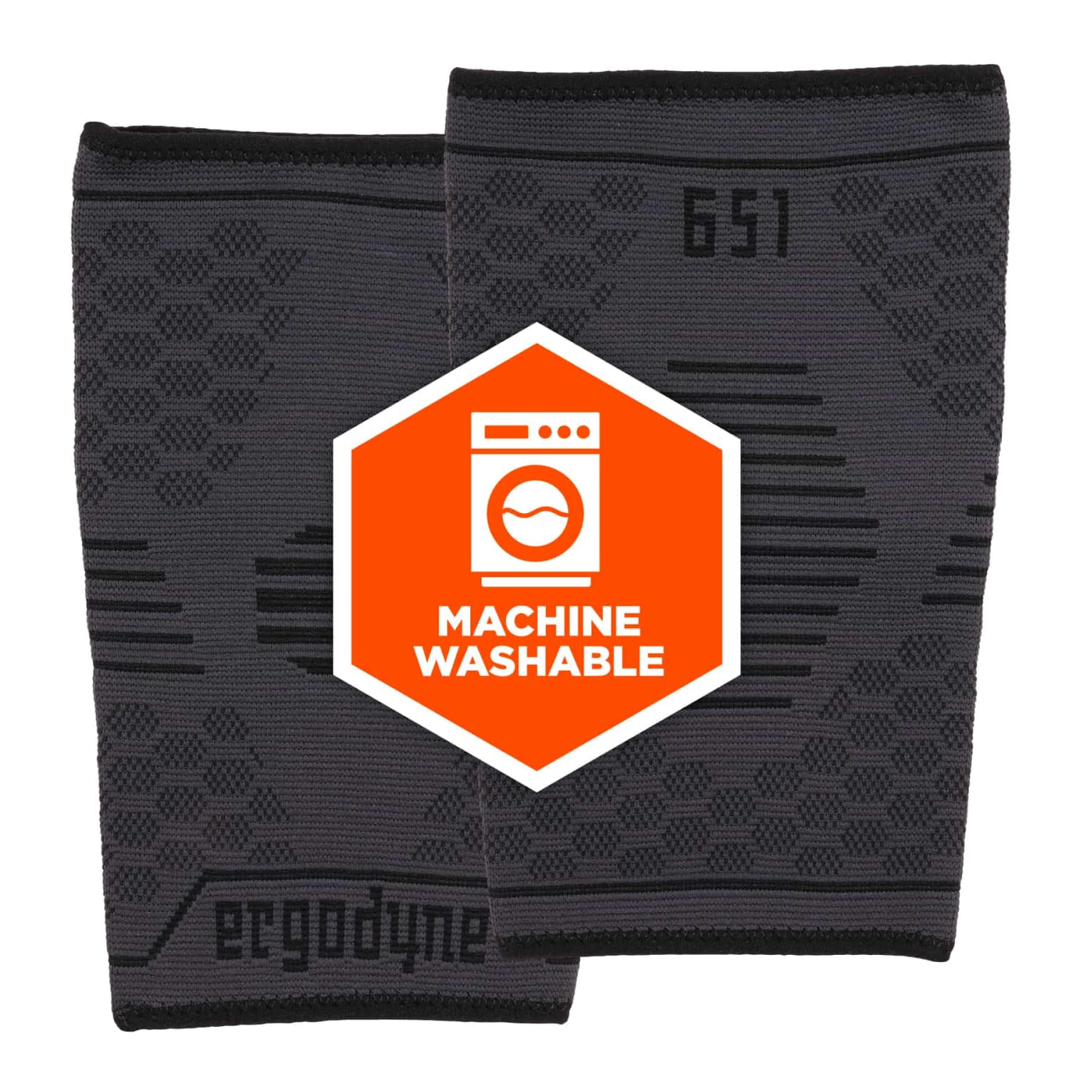 Ergodyne Proflex 651 Elbow Compression Sleeves, Medium, Black, Pack Of 2 Sleeves - Image 4