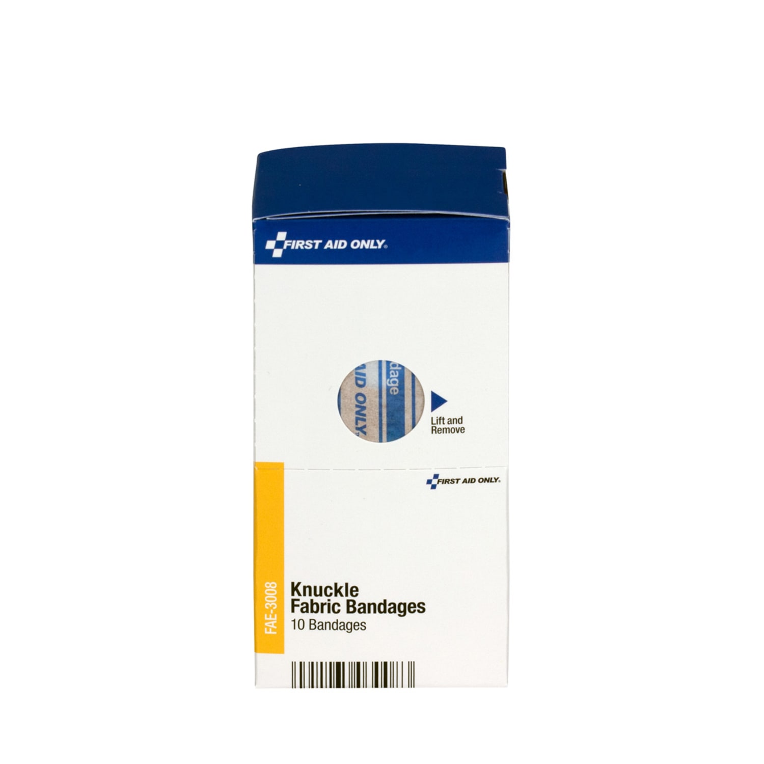 First Aid Only Fabric Knuckle Bandages, 3in x 1in, Beige, Box Of 10 - Image 3