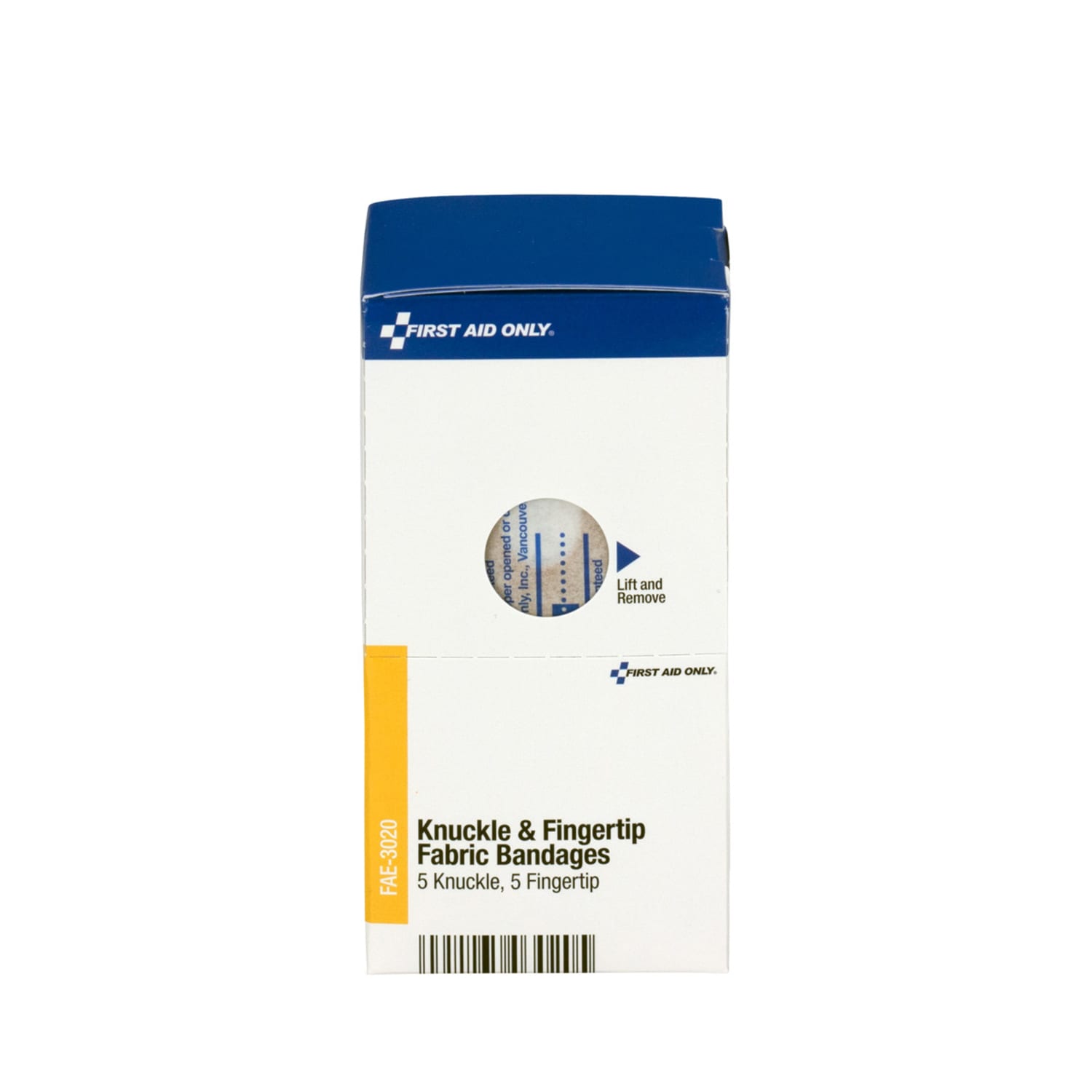 First Aid Only Knuckle & Fingertip Bandages, Sterilized, 5 of Each, 10 Total/Box - Image 4