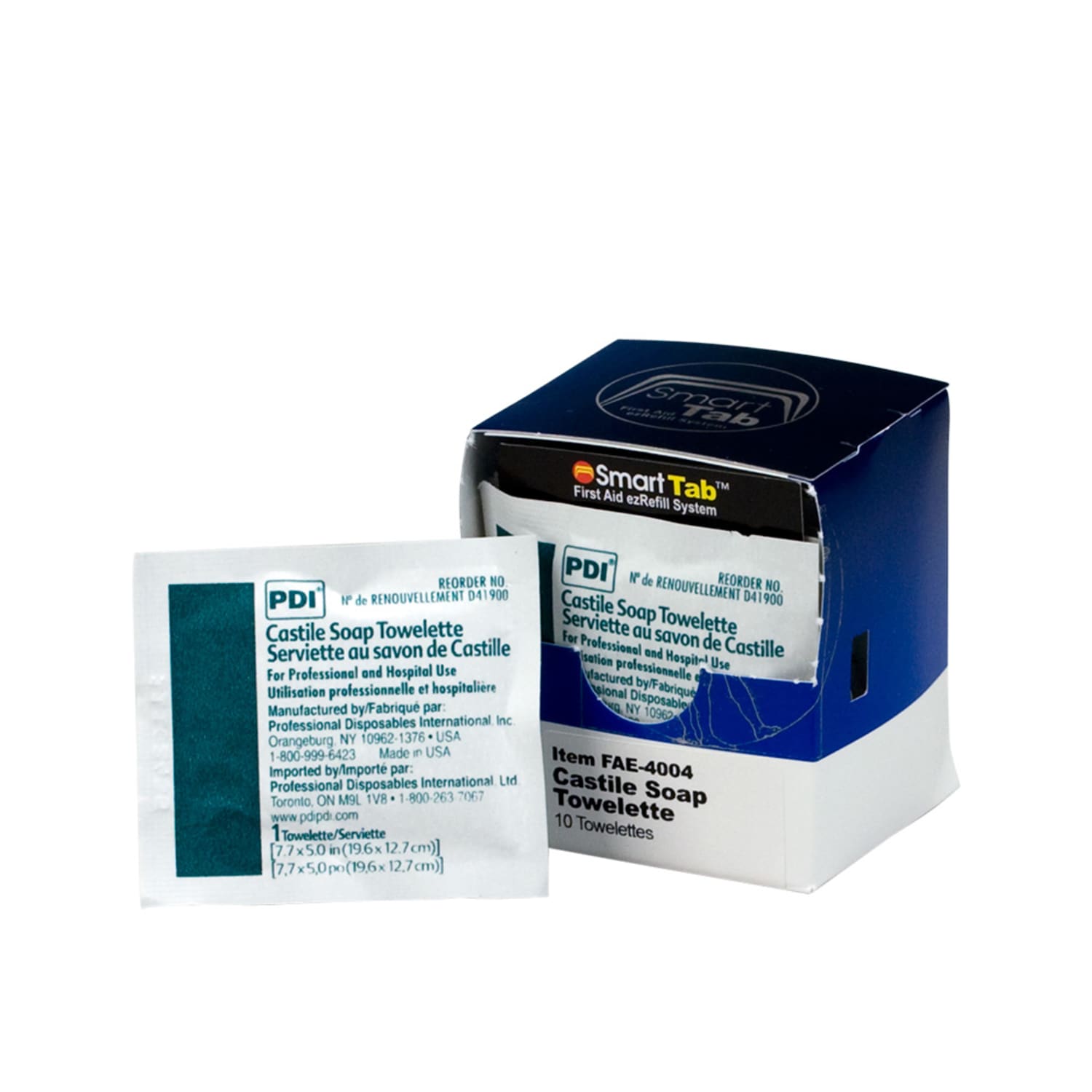 First Aid Castile Soap Towelettes, 10/Box - Image 4