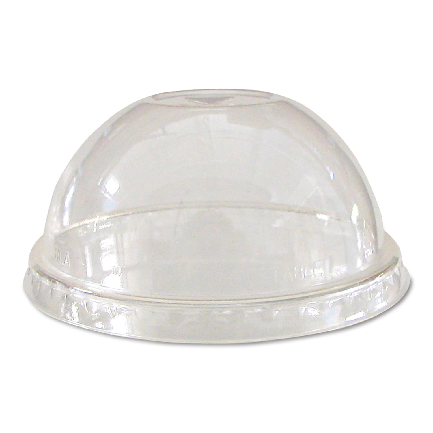 Eco-Products GreenStripe Renew And Comp Cold Cup Dome Lids, Fits 9 - 24 Oz Cups, Clear, 100 Lids Per Pack, Carton Of 10 Packs - Image 3