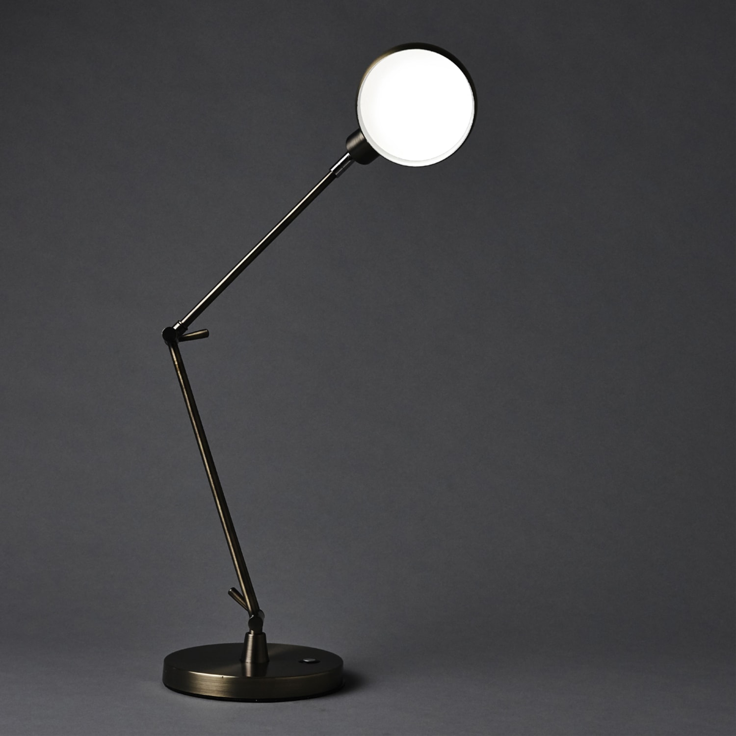 OttLite Wellness Series Refine LED Desk Lamp, Adjustable Height, 24inH, Antique Brass - Image 6
