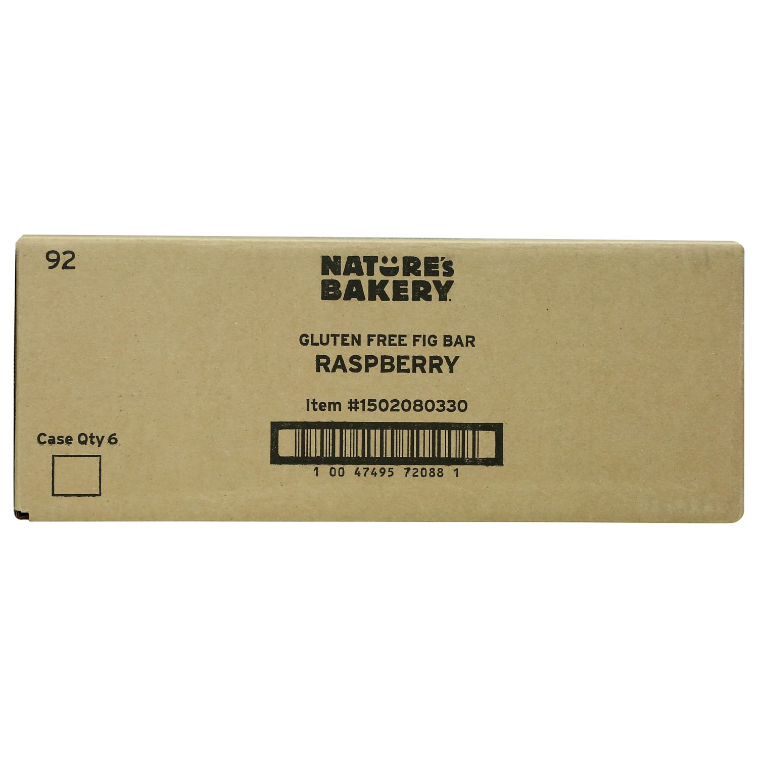 Natures Bakery Fig Bars, Gluten-Free Raspberry, 2 Oz, Total Qty 36