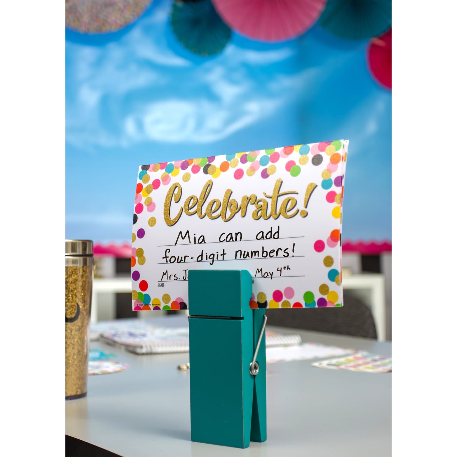 Teacher Created Resources Awards, 8-1/2in x 5-1/2in, Confetti Celebrate!, 25 Per Pack, Set Of 6 Packs - Image 5