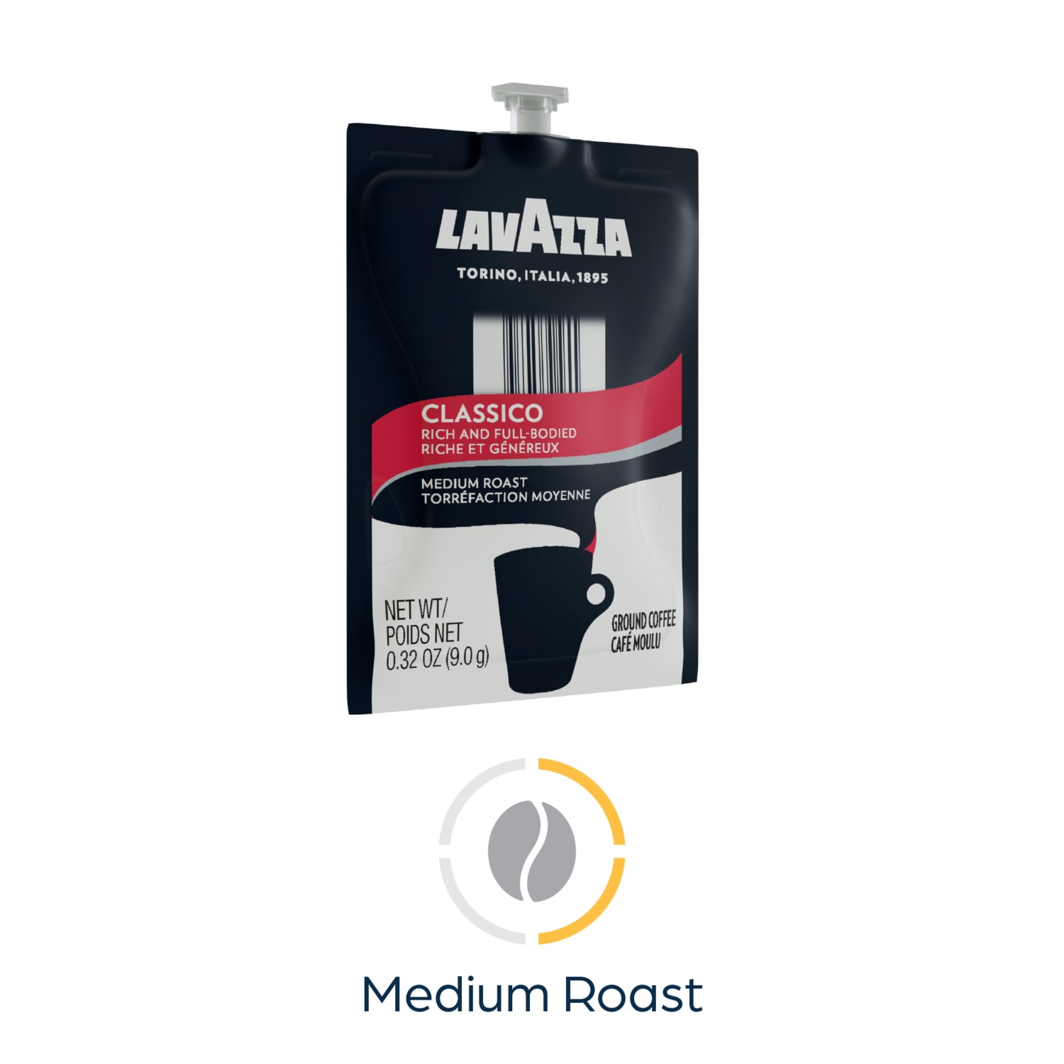 Lavazza Classico Medium Roast Coffee Freshpacks, 0.3 Oz, Case Of 76 Freshpacks - Image 4