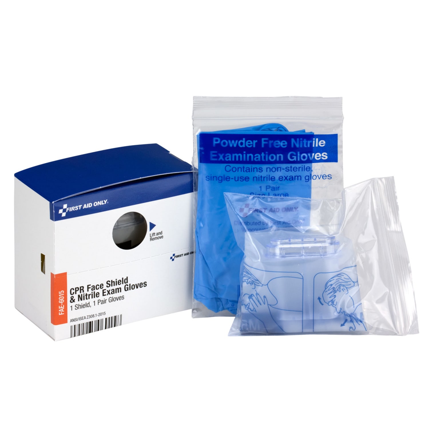 First Aid Only Rescue Breather Face Shield, 1/Box - Image 3