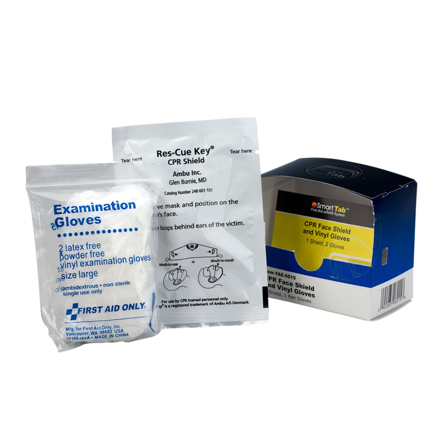 First Aid Only Rescue Breather Face Shield, 1/Box - Image 5