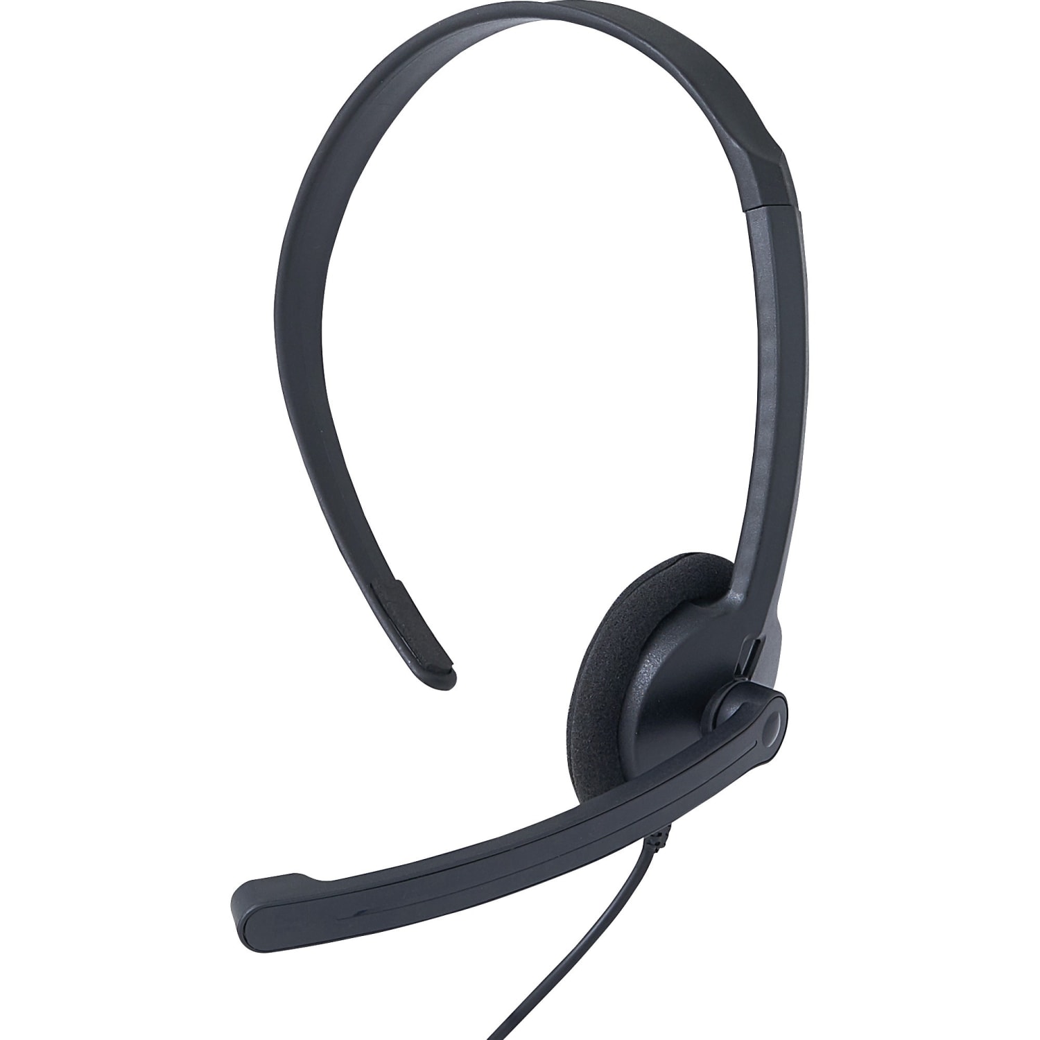 Verbatim Mono Headset with Microphone and In-Line Remote - Mono - Mini-phone (3.5mm) - Wired - 32 Ohm - 70722