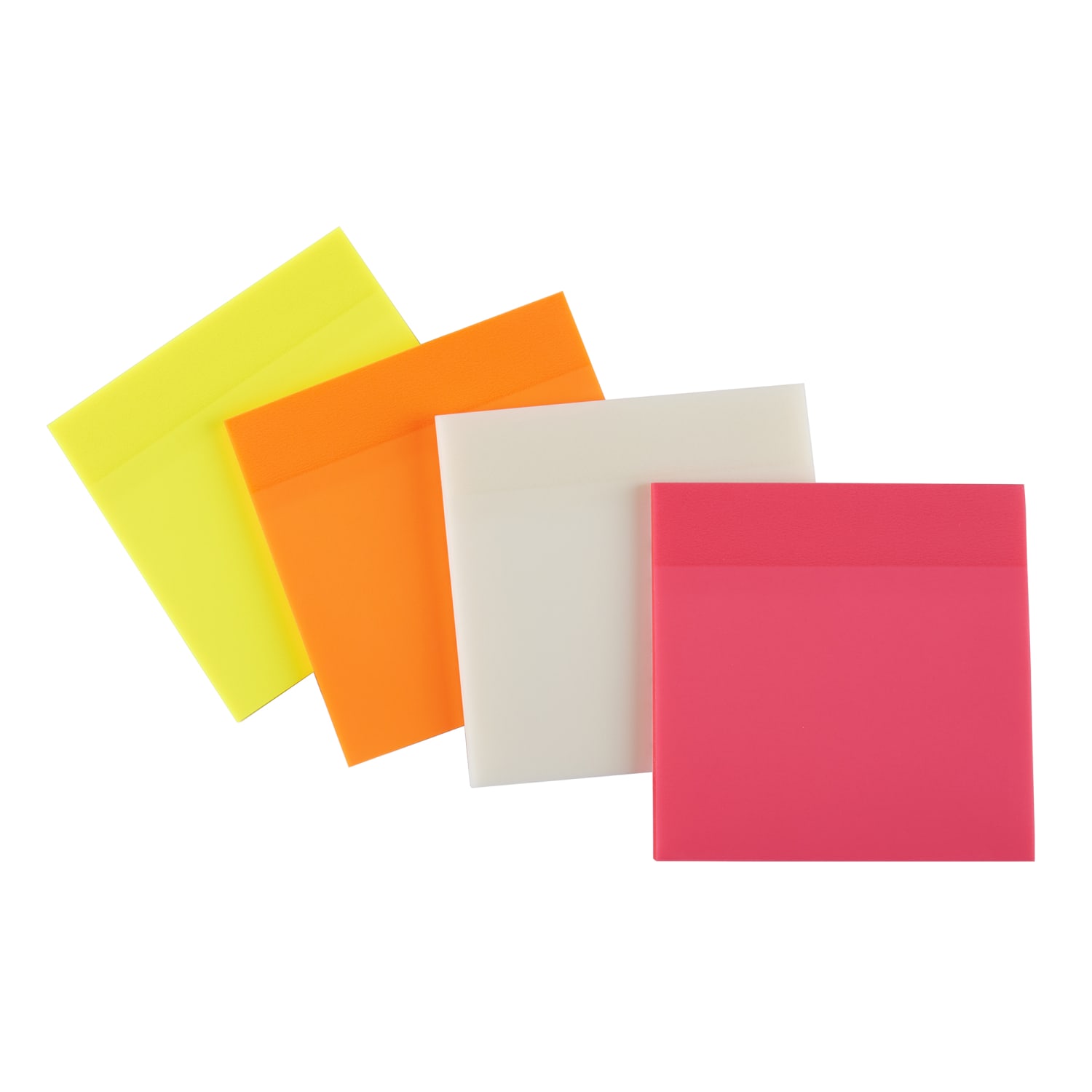 Office Depot Brand Translucent Sticky Notes, 3in x 3in, Clear, 50 Notes Per Pad, Pack Of 2 Pads - Image 4