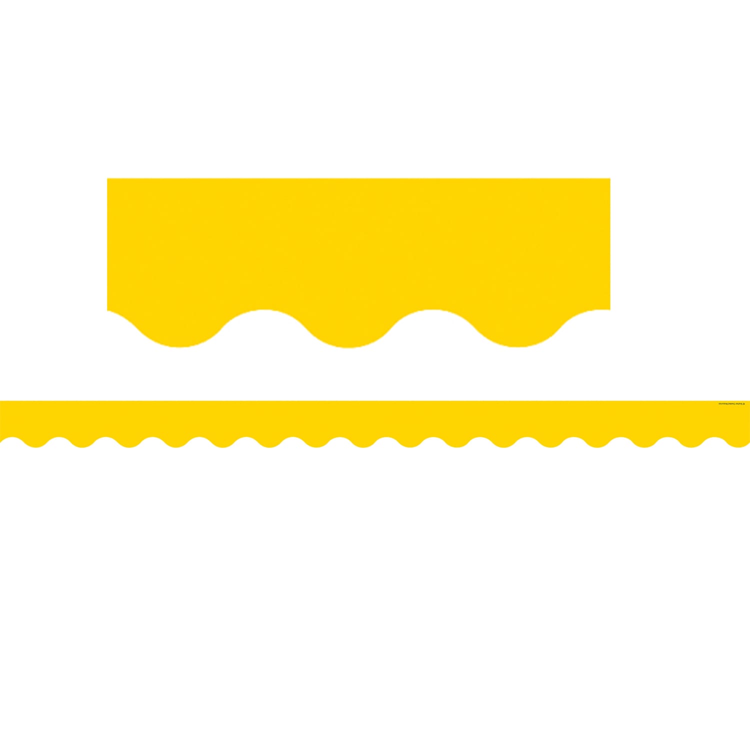 Teacher Created Resources Scalloped Border Trim Packs, 35', Yellow Gold, Set Of 6 Packs - Image 3