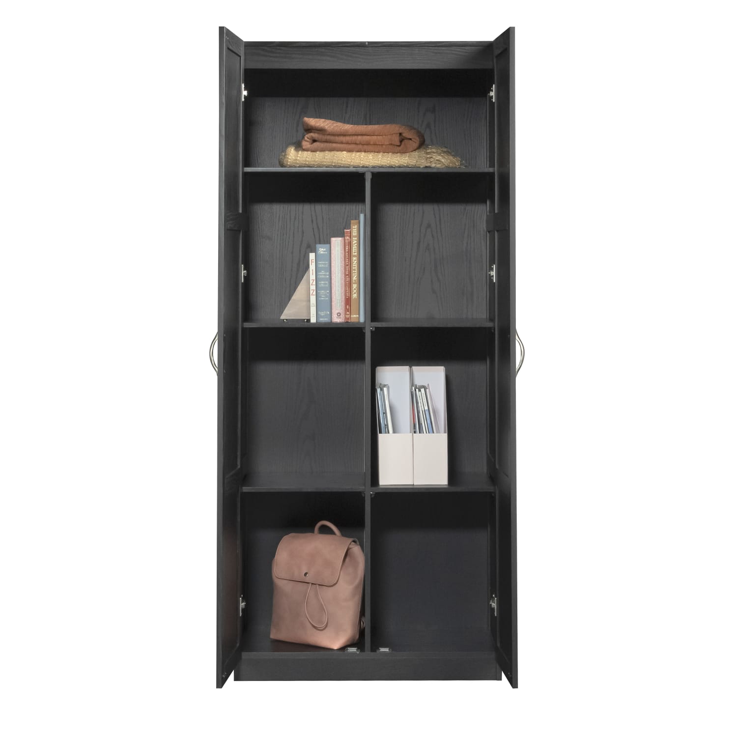 Sauder Select 30inW Contemporary Storage Cabinet, Black - Image 4