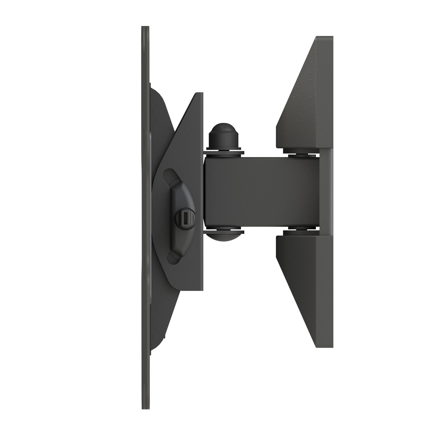 BLACK+DECKER Full-Motion Small Flat-Panel Mount For 13in To 40in TVs, 4.17inH x 8.66inW x 8.66inD, Black - Image 6