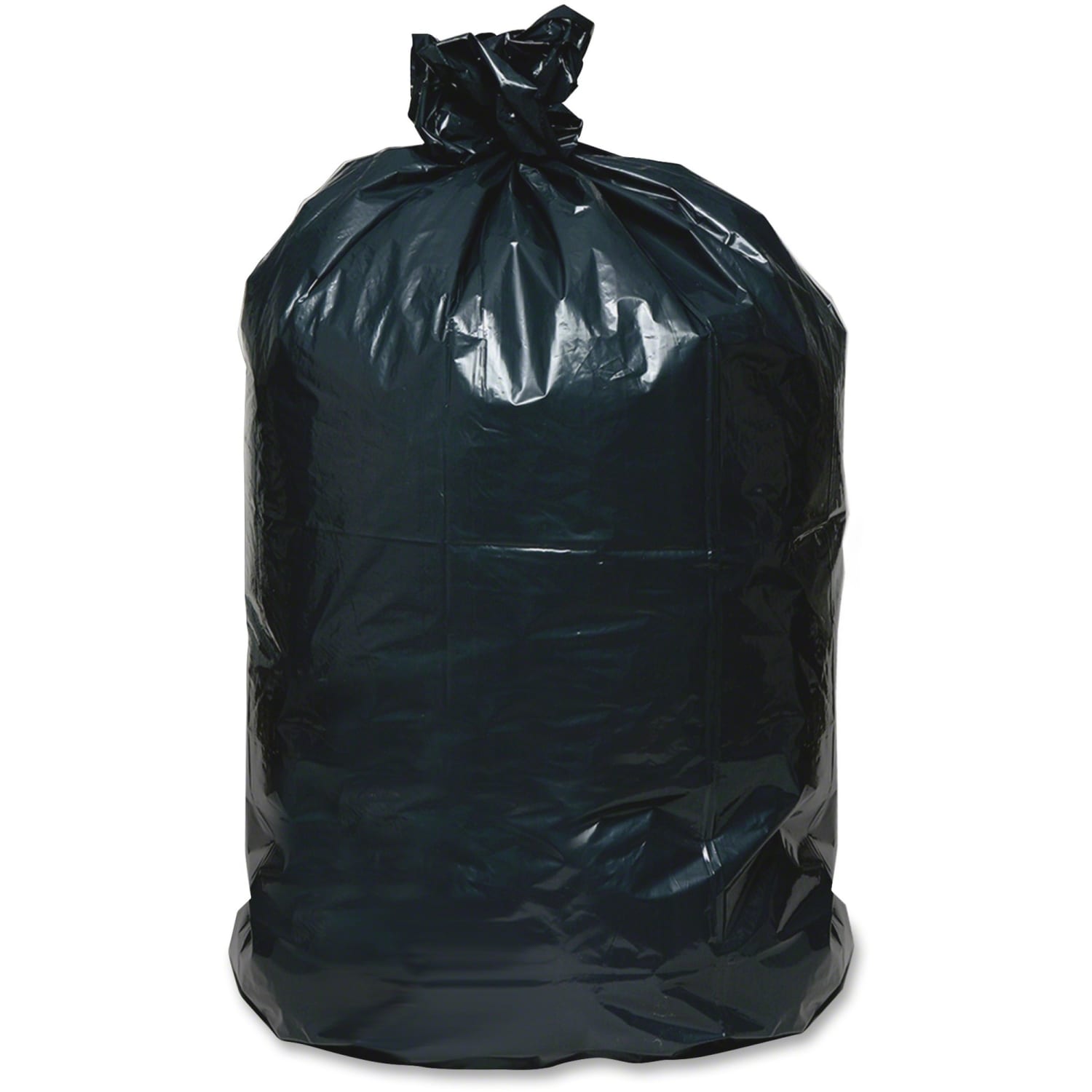 Webster Reclaim Heavy-Duty Recycled Can Liners, Extra Large Size, 56 gal, 43inx 48in, 1.25 mil (32 Micron) Thickness, 100 Count - RNW4750