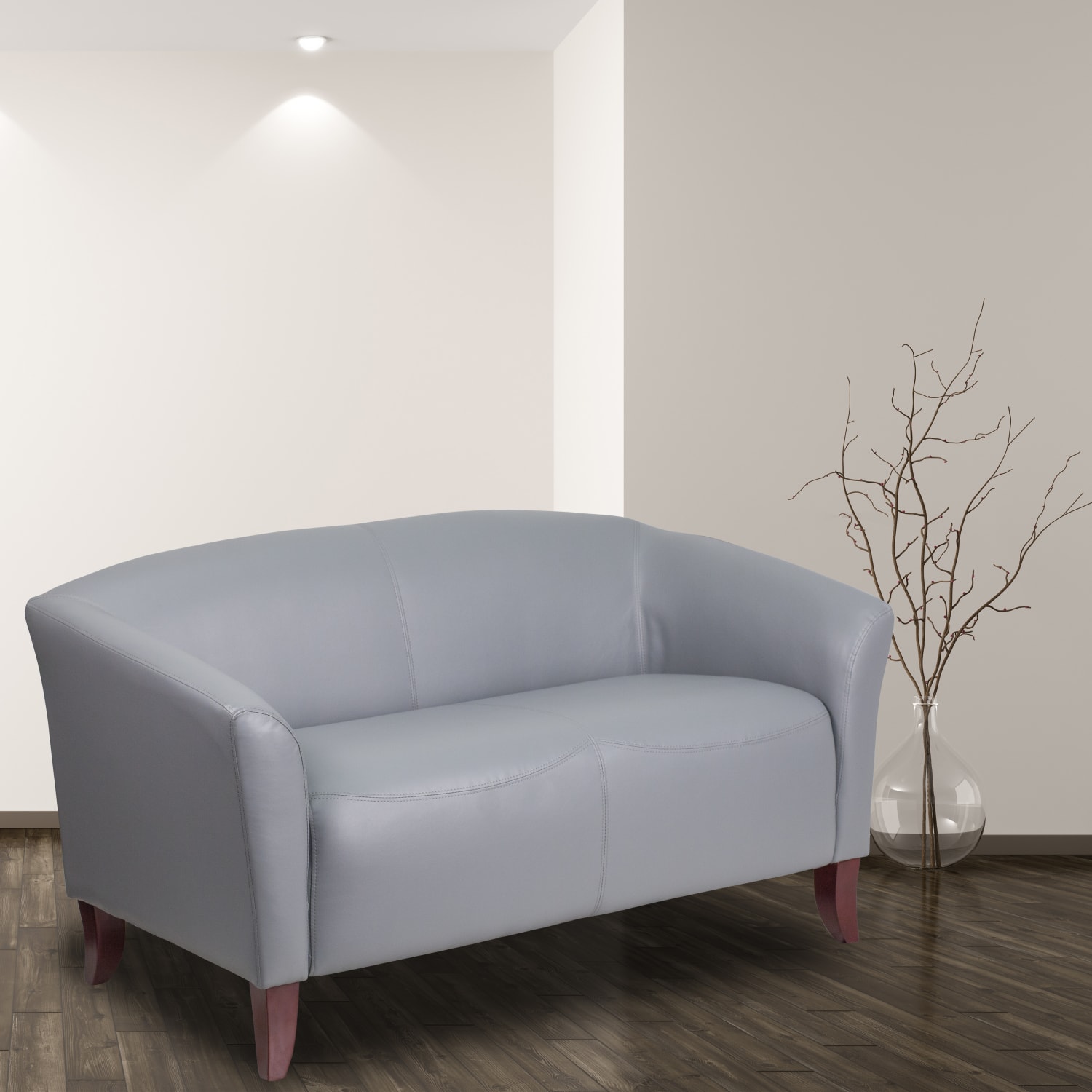 Gray/Cherry