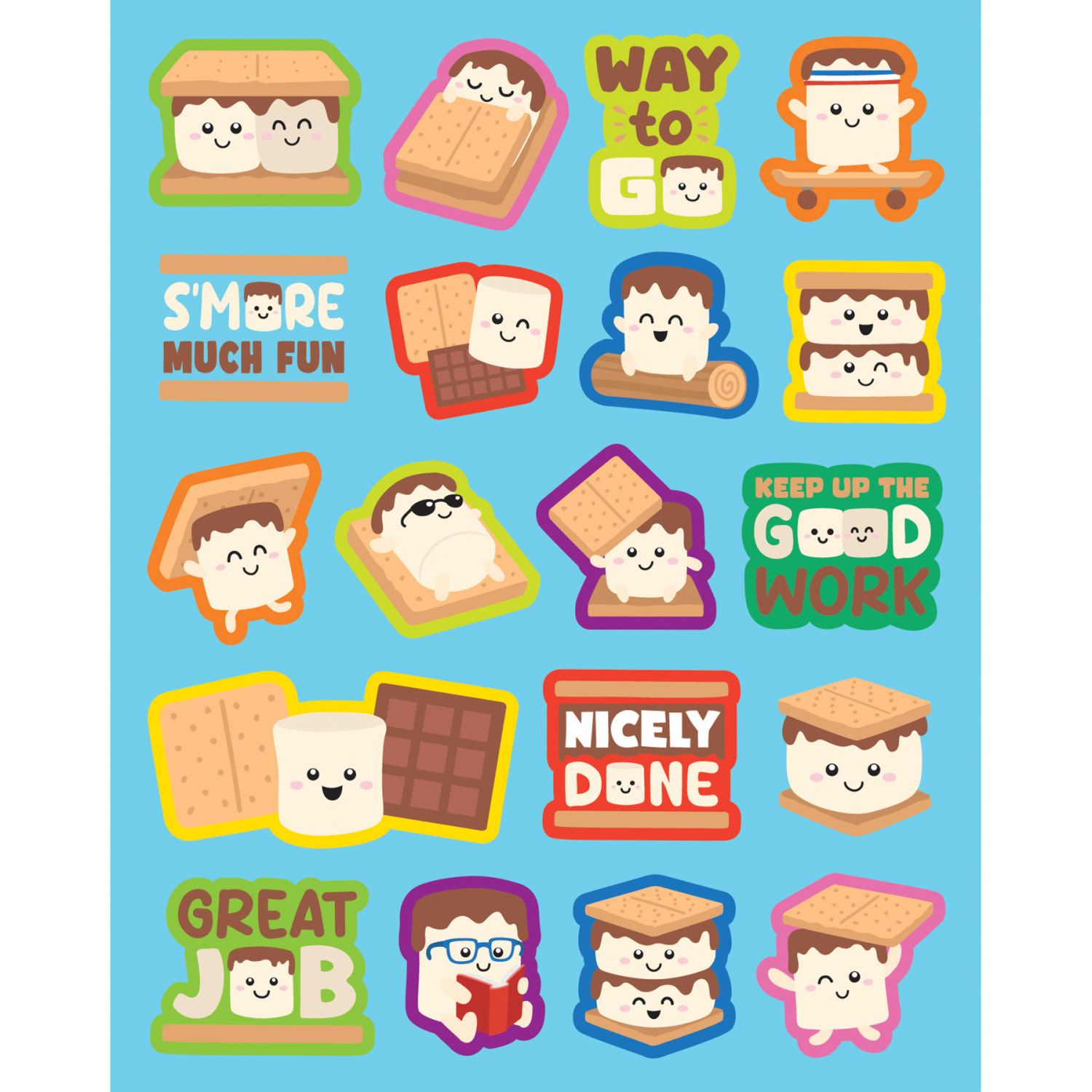 Teacher Created Resources Smelly Stickers, Smores, 114 Per Pack, Set Of 6 Packs - Image 3