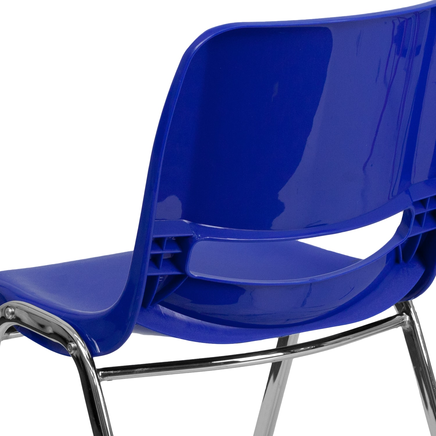 Flash Furniture Kids HERCULES 440lb Capacity Ergonomic Shell Stack Chair With 14in Seat Height NavyChrome PopularChairscom Flash Furniture Kids HERCULES 440 lb Capacity Ergonomic Shell Stack Chair With 14in Seat Height NavyChrome PopularChairscom