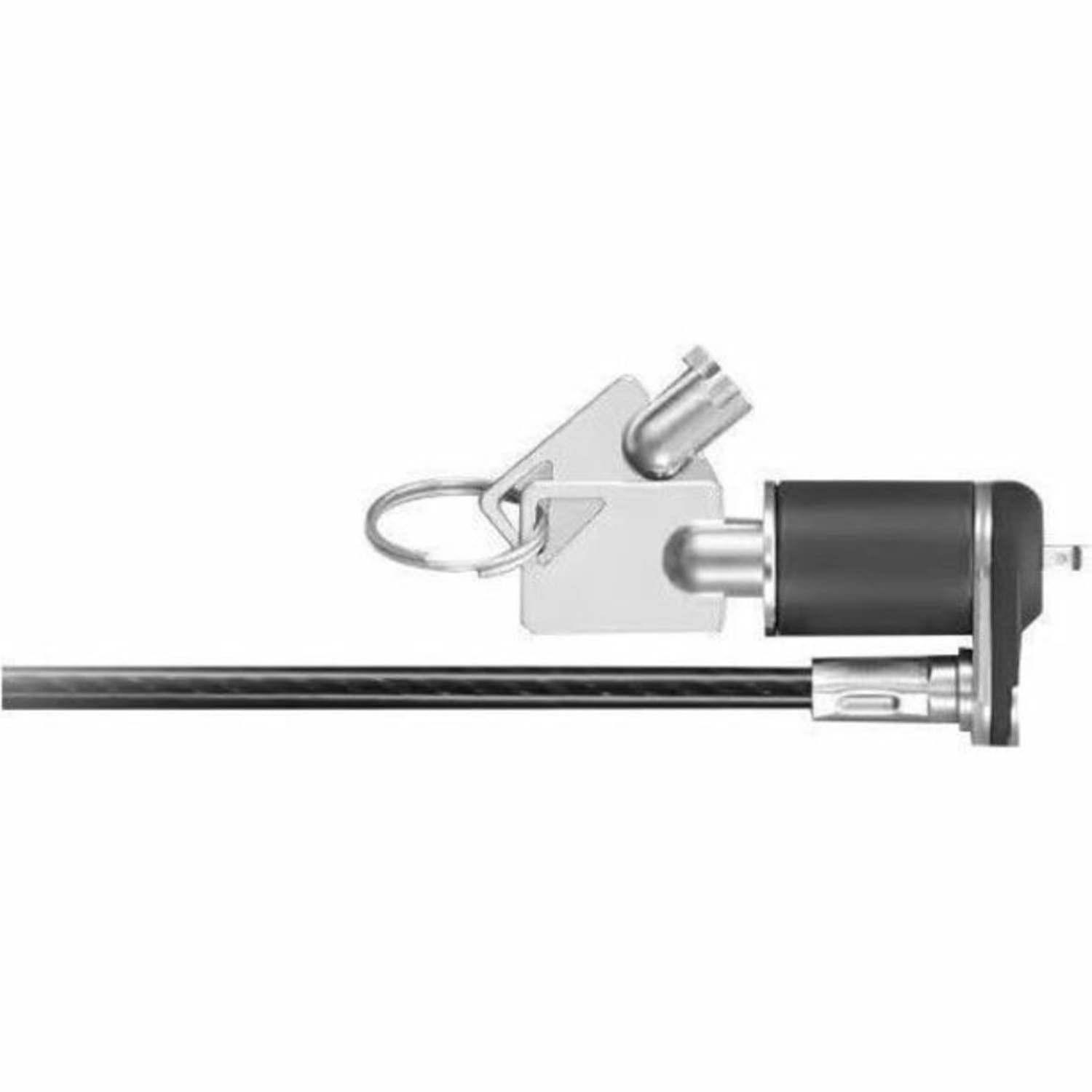 Lenovo NanoSaver Essential Cable Lock - 4.92 ft Cable - Keyed Lock - Black - Galvanized Steel, Zinc Alloy, Stainless Steel - For Notebook, Docking Station, Desktop Computer, LCD Monitor - Image 3