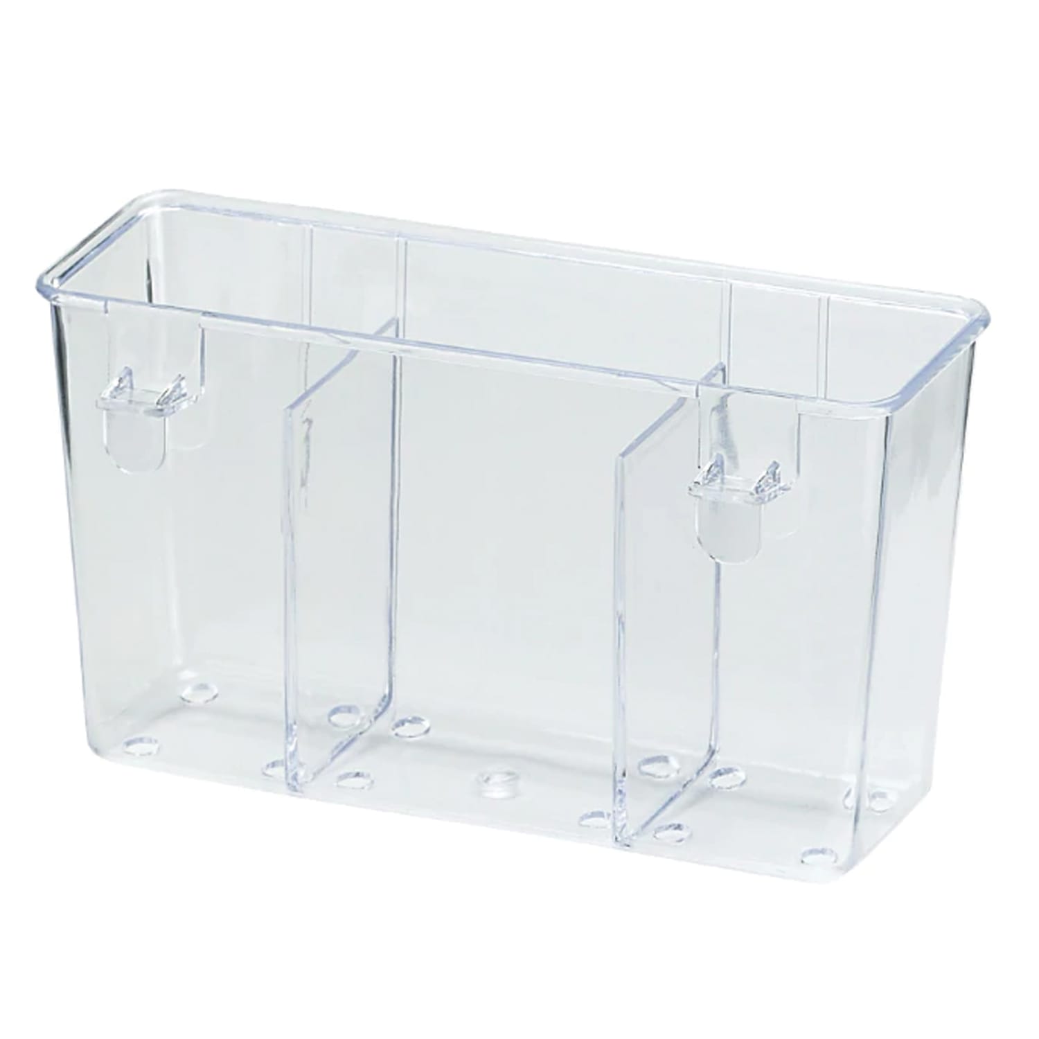 Better Houseware Cutlery Drain Caddy, 4inH x 2-1/4inW x 7-1/2inD, Clear