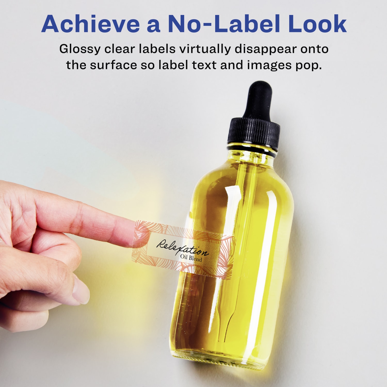 Avery Glossy Permanent Labels With Sure Feed, 94216-CGF50, Rectangle, 3/4in x 2-1/4in, Clear, Pack Of 1,500 - Image 3