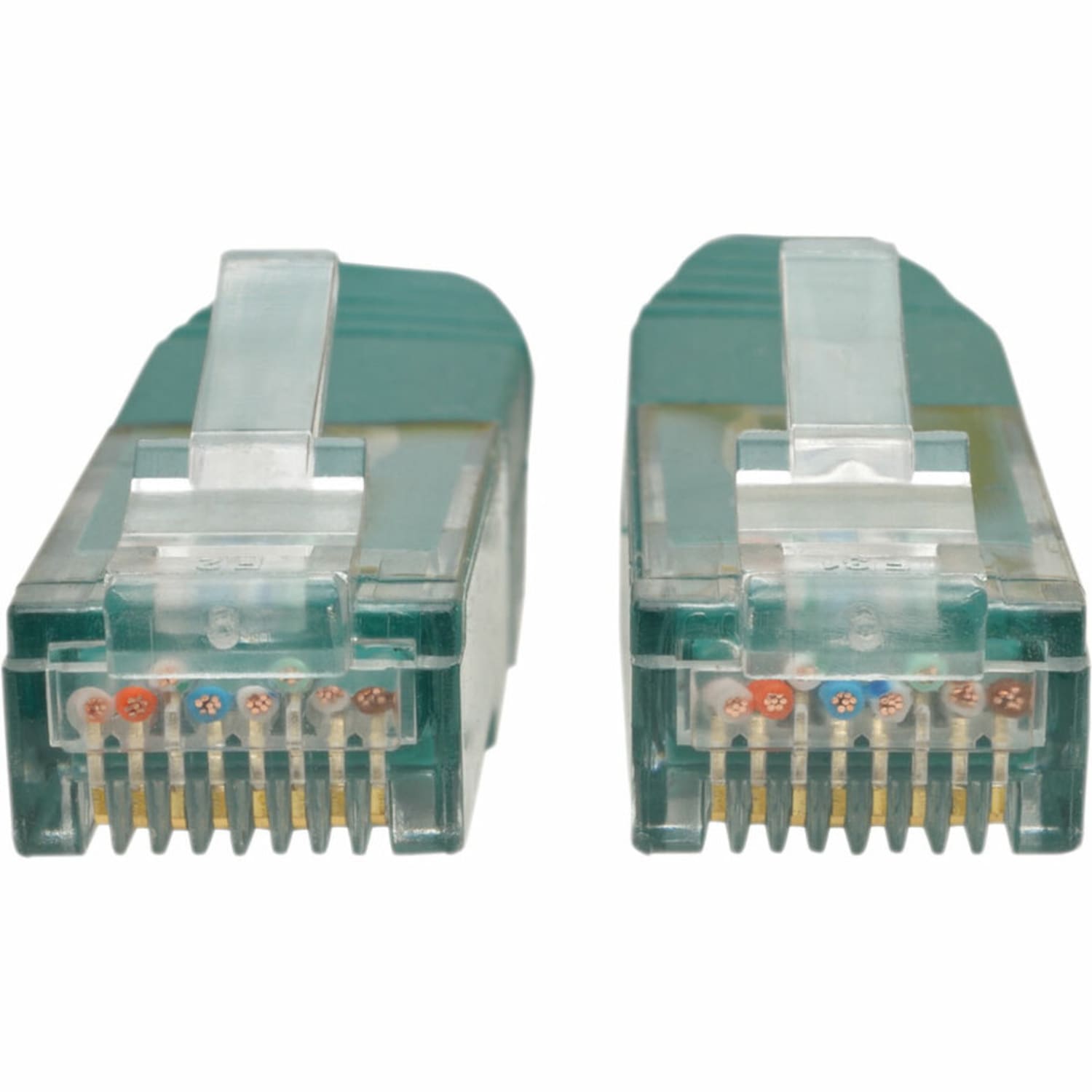 Tripp Lite Cat6 Cat5e Gigabit Molded Patch Cable RJ45 M/M 550MHz Green 12ft - 128 MB/s - Patch Cable - N200012GN - Image 3