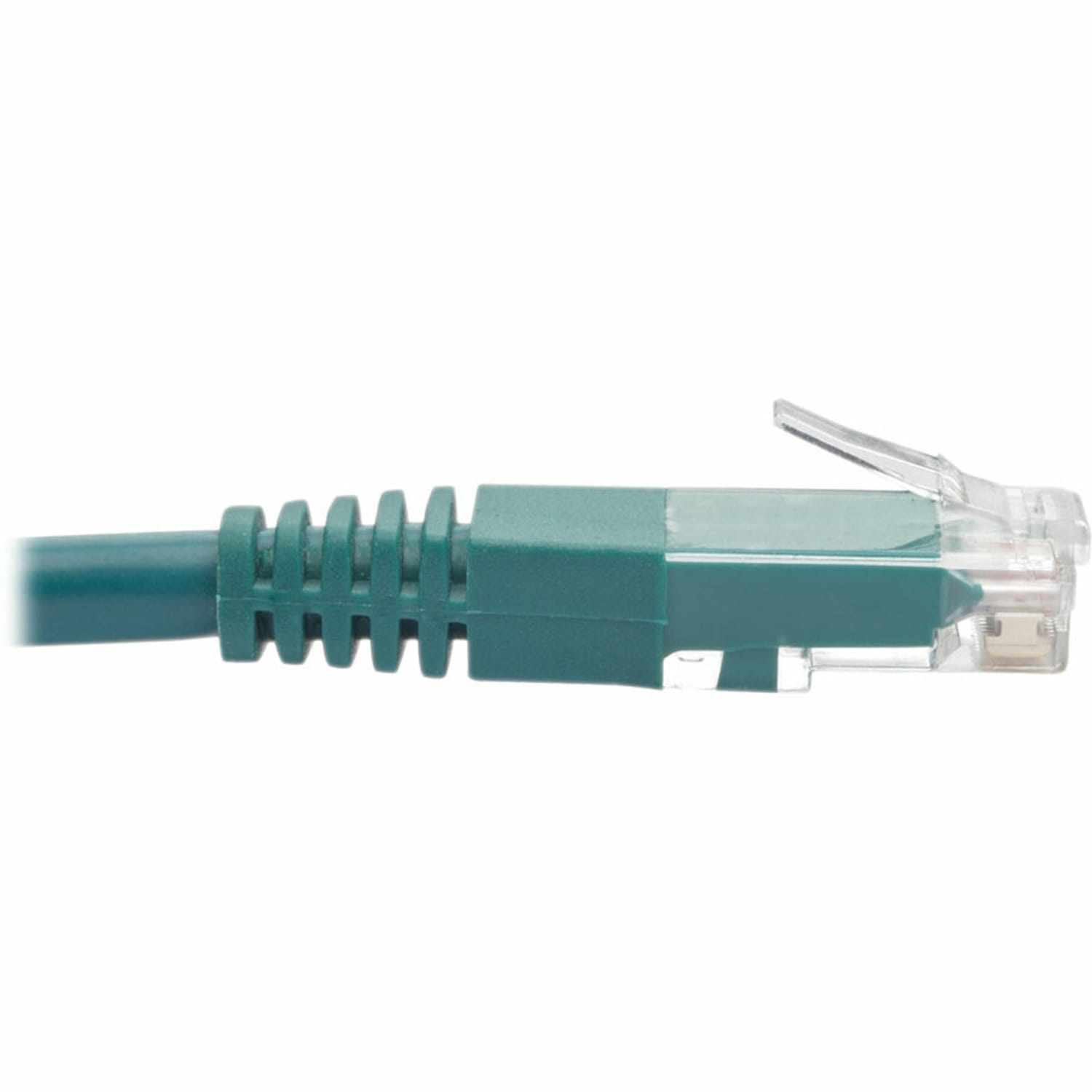 Tripp Lite Cat6 Cat5e Gigabit Molded Patch Cable RJ45 M/M 550MHz Green 12ft - 128 MB/s - Patch Cable - N200012GN - Image 4