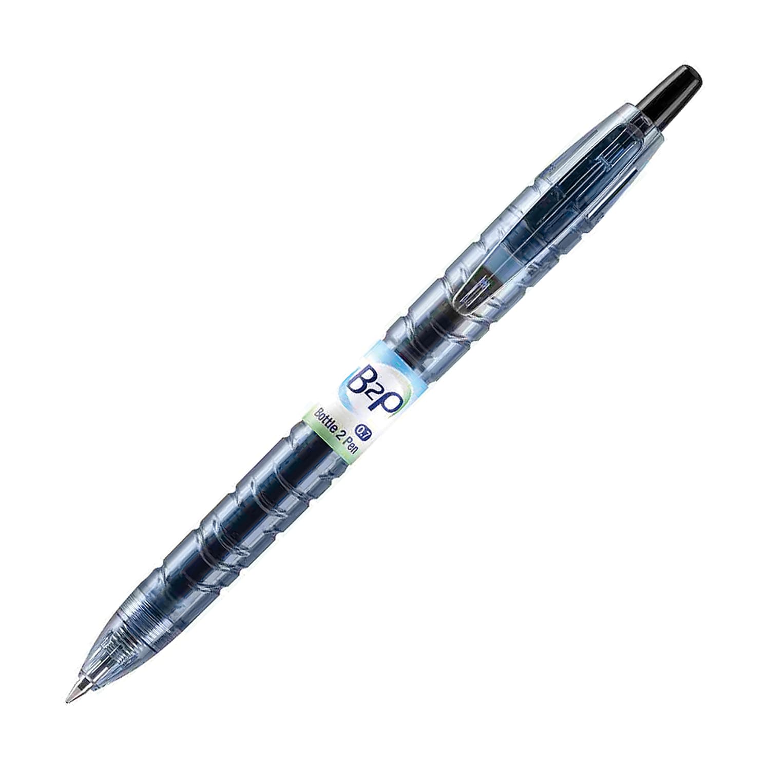 Pilot "Bottle to Pen" B2P Retractable Gel Pens, Fine Point, 0.7 mm, 89% Recycled, Translucent Barrel, Black Ink, Pack Of 12 - Image 3