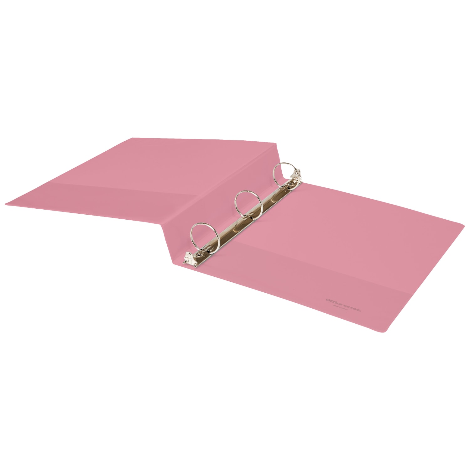 Office Depot Brand 3-Ring Durable View Binder, 1-1/2in Round Rings, Pink - Image 4