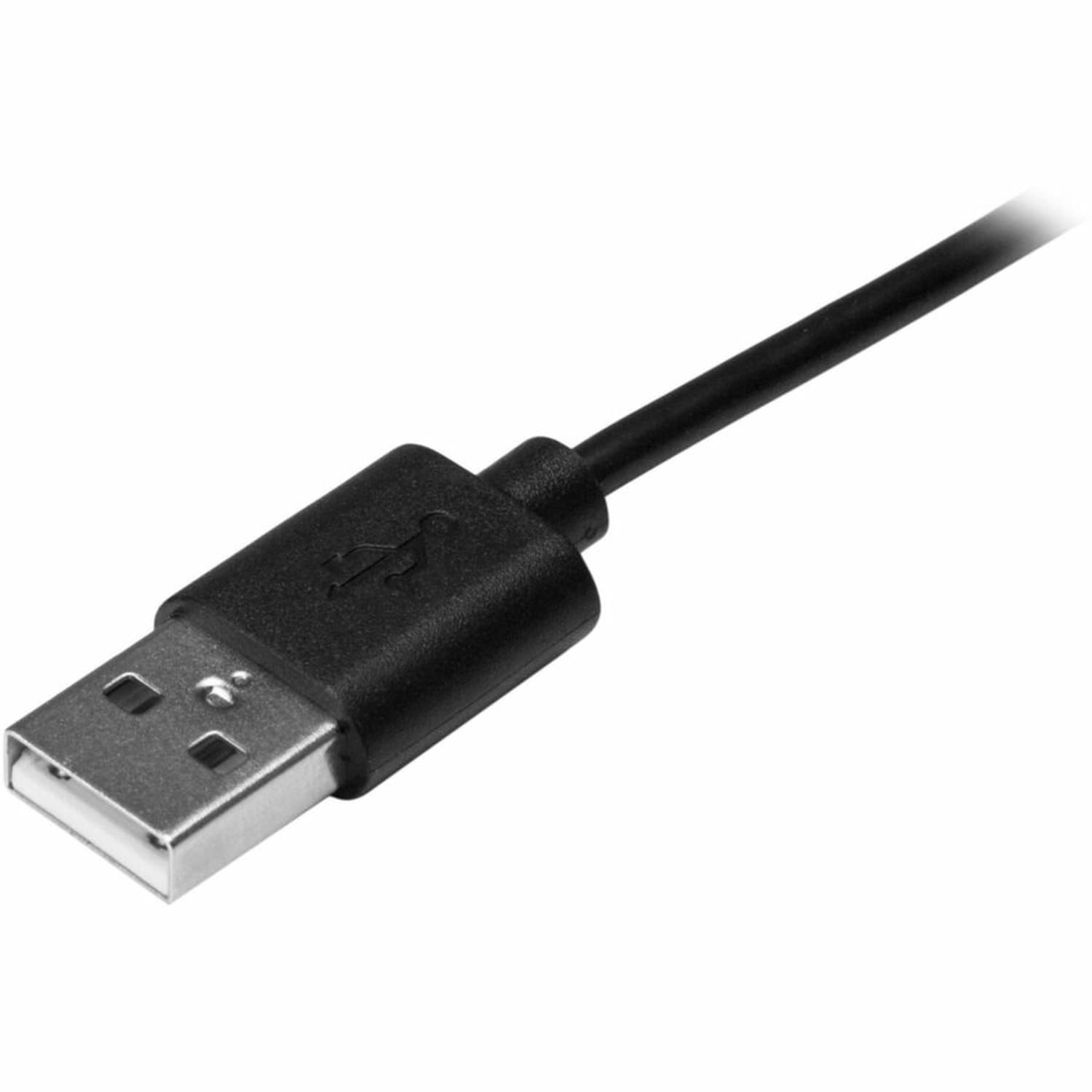 StarTech.com USB C to USB Cable - 6ft / 2m - USB A to C - Black - Image 5