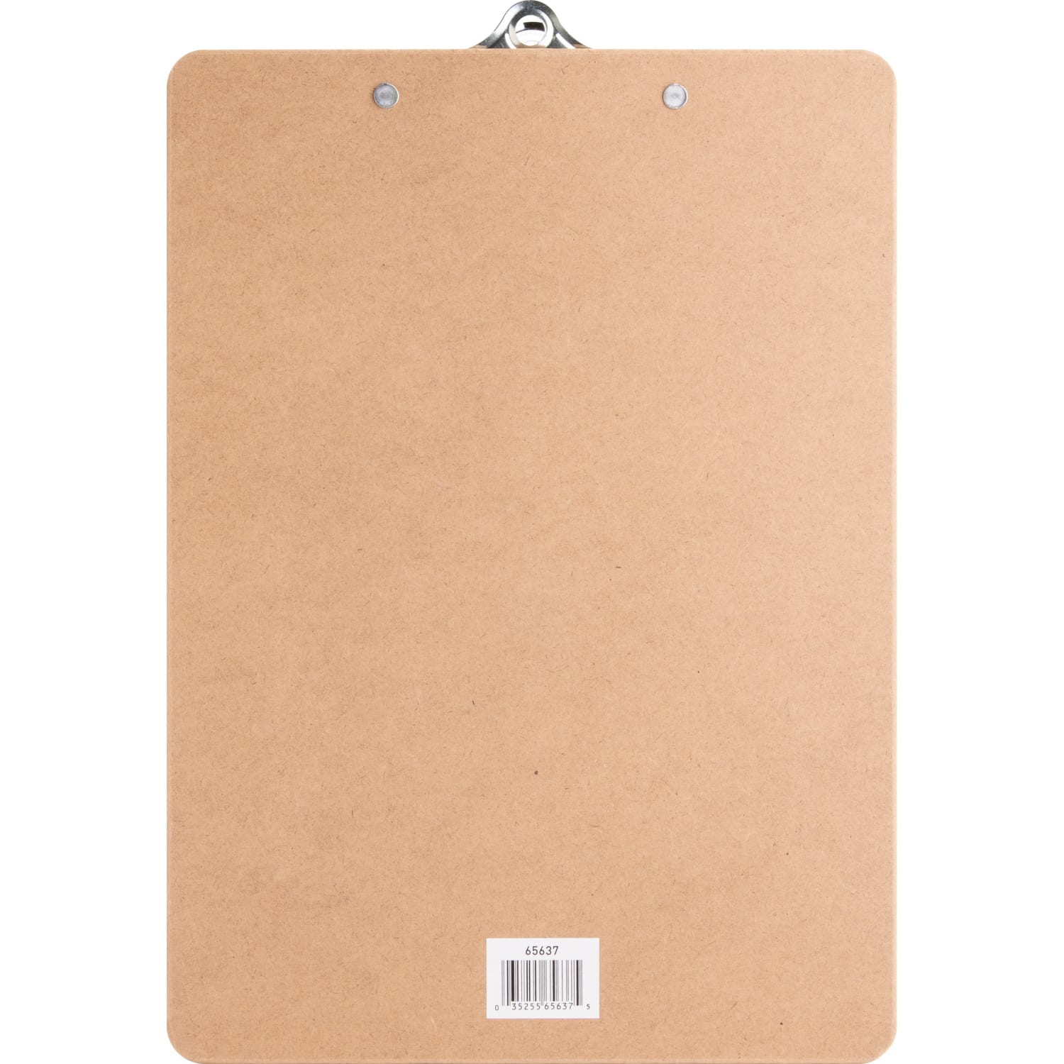 Business Source Hardboard Clipboard - Standard - 9in x 12 1/2in Sheet Size - Hardboard - Brown - 1 Each - Image 5