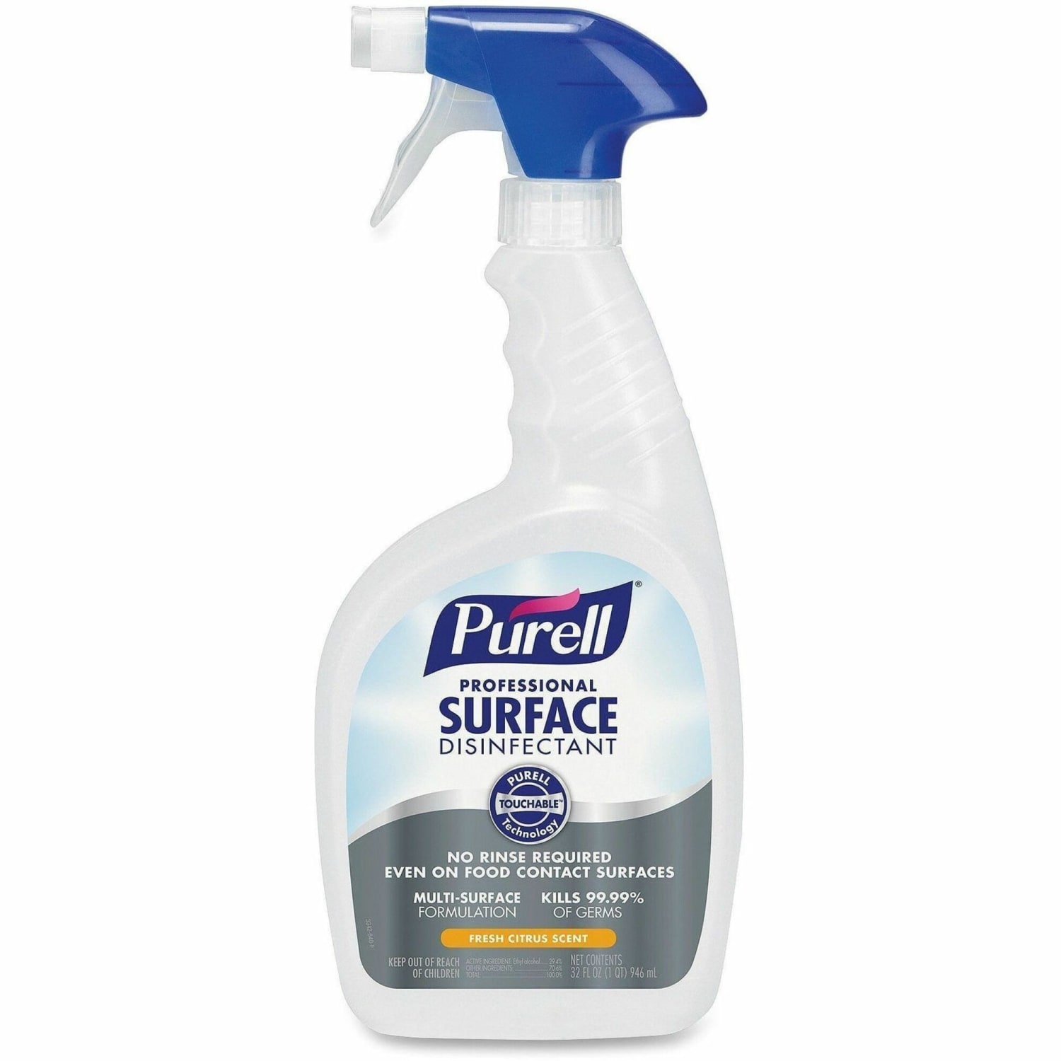 PURELL Professional Surface Disinfectant Spray, Citrus Scent, 32 fl oz Capped Bottle with Spray Trigger in Pack (Pack of 6) - 3342-06 - Image 5