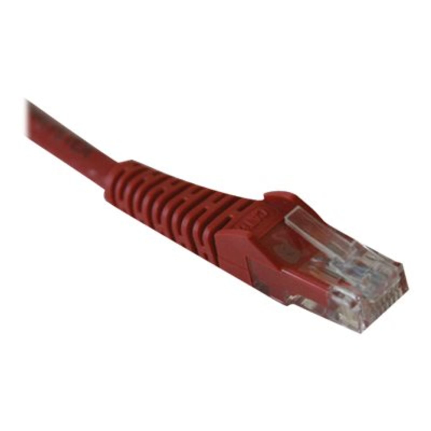 Tripp Lite 3ft Cat5e / Cat5 Snagless Molded Patch Cable RJ45 M/M Red 3ft - Patch cable - RJ-45 (M) to RJ-45 (M) - 3 ft - UTP - CAT 5e - molded, snagless, stranded - red - Image 3