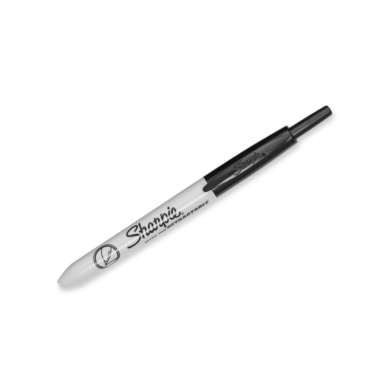 Sharpie Retractable Permanent Markers, Ultra-Fine Point, Black, Pack Of 2 - Image 3